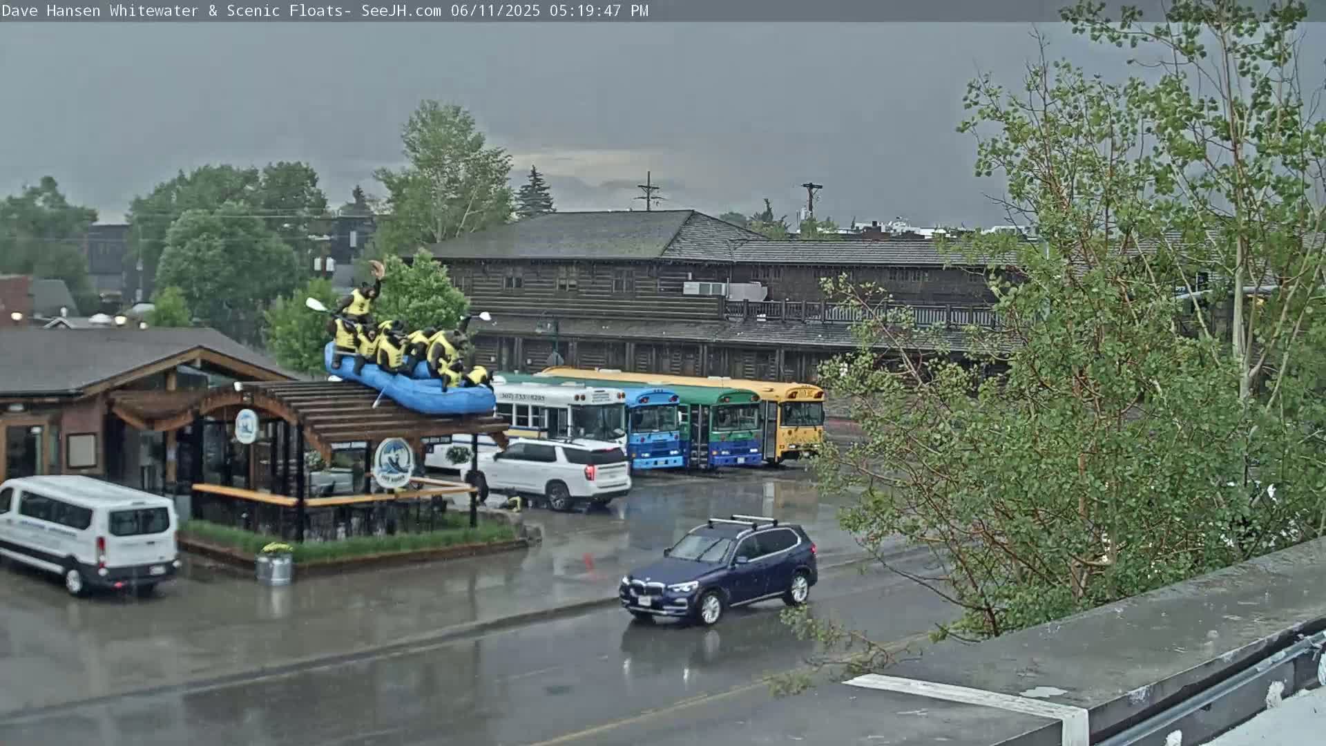 Jackson Hole, Jackson Broadway Avenue & S. Millward St. Junction Live Cam - Jackson, Teton, Wyoming, USA