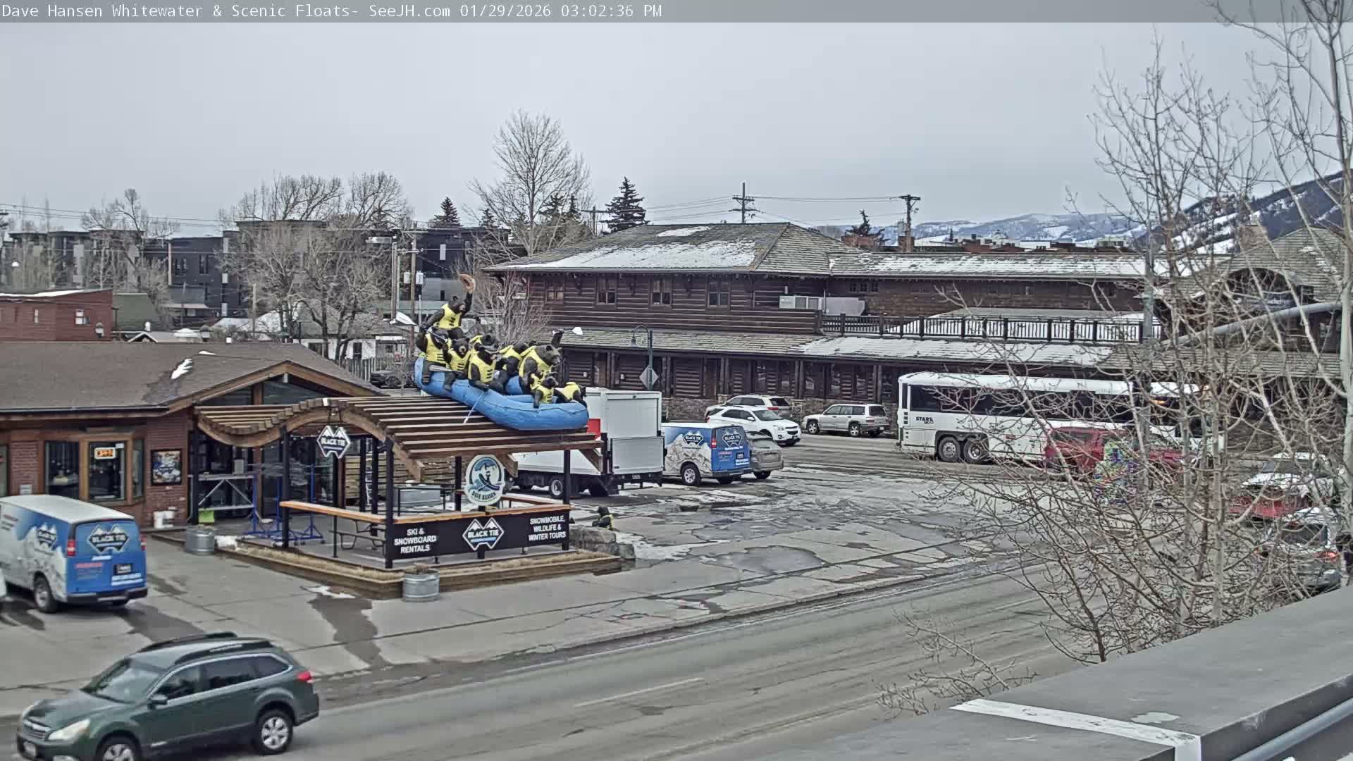 Jackson Hole, Jackson Broadway Avenue & S. Millward St. Junction Live Cam - Jackson, Teton, Wyoming, USA
