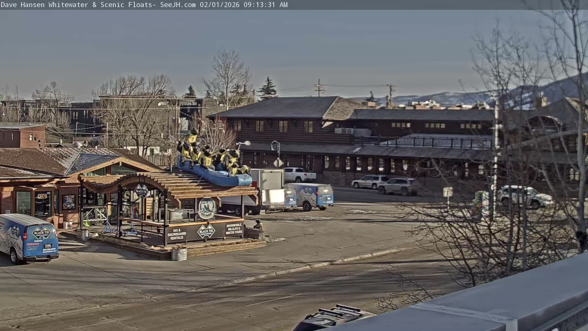Jackson Hole, Jackson Broadway Avenue & S. Millward St. Junction Live Cam - Jackson, Teton, Wyoming, USA