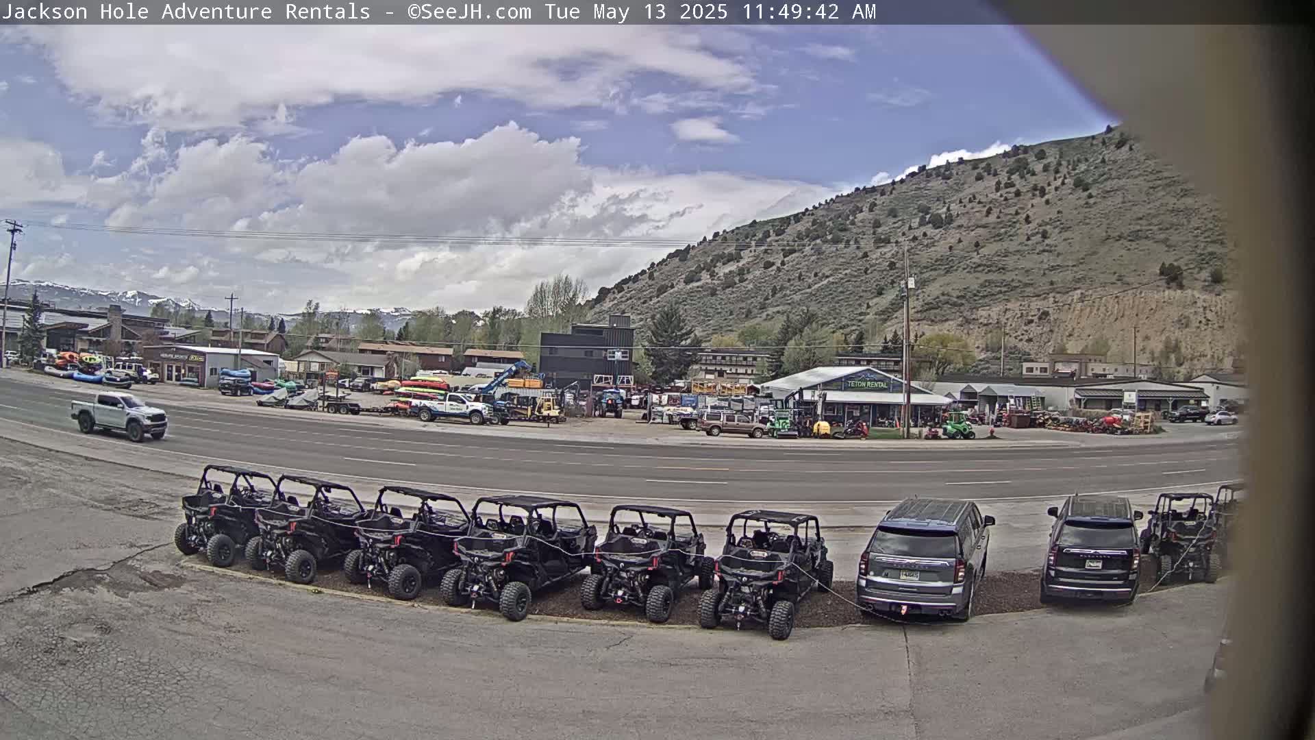 Jackson Hole, Jackson South City Entrance U.S. Highway 191 Live Cam - Jackson, Teton, Wyoming, USA