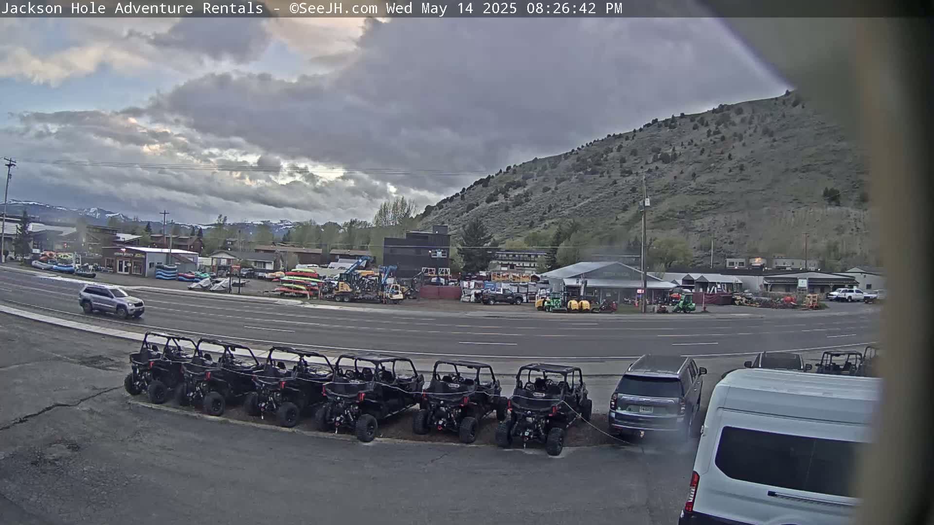 Jackson Hole, Jackson South City Entrance U.S. Highway 191 Live Cam - Jackson, Teton, Wyoming, USA