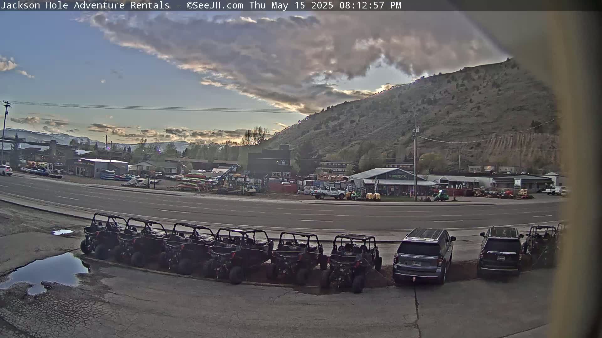 Jackson Hole, Jackson South City Entrance U.S. Highway 191 Live Cam - Jackson, Teton, Wyoming, USA