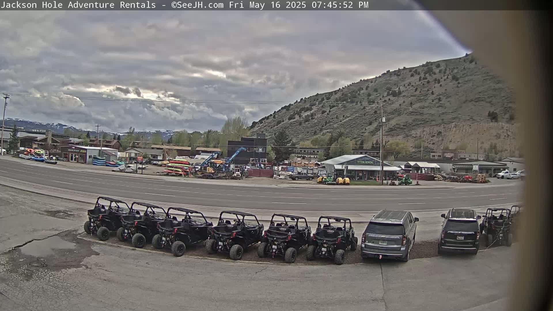 Jackson Hole, Jackson South City Entrance U.S. Highway 191 Live Cam - Jackson, Teton, Wyoming, USA