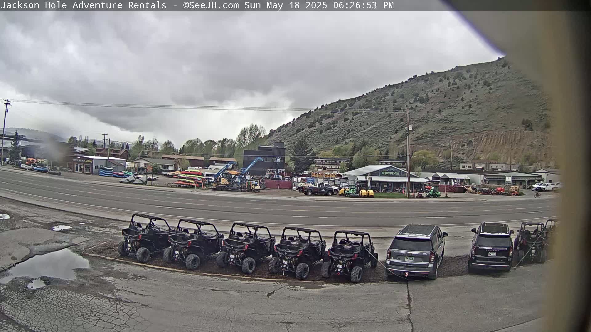 Jackson Hole, Jackson South City Entrance U.S. Highway 191 Live Cam - Jackson, Teton, Wyoming, USA