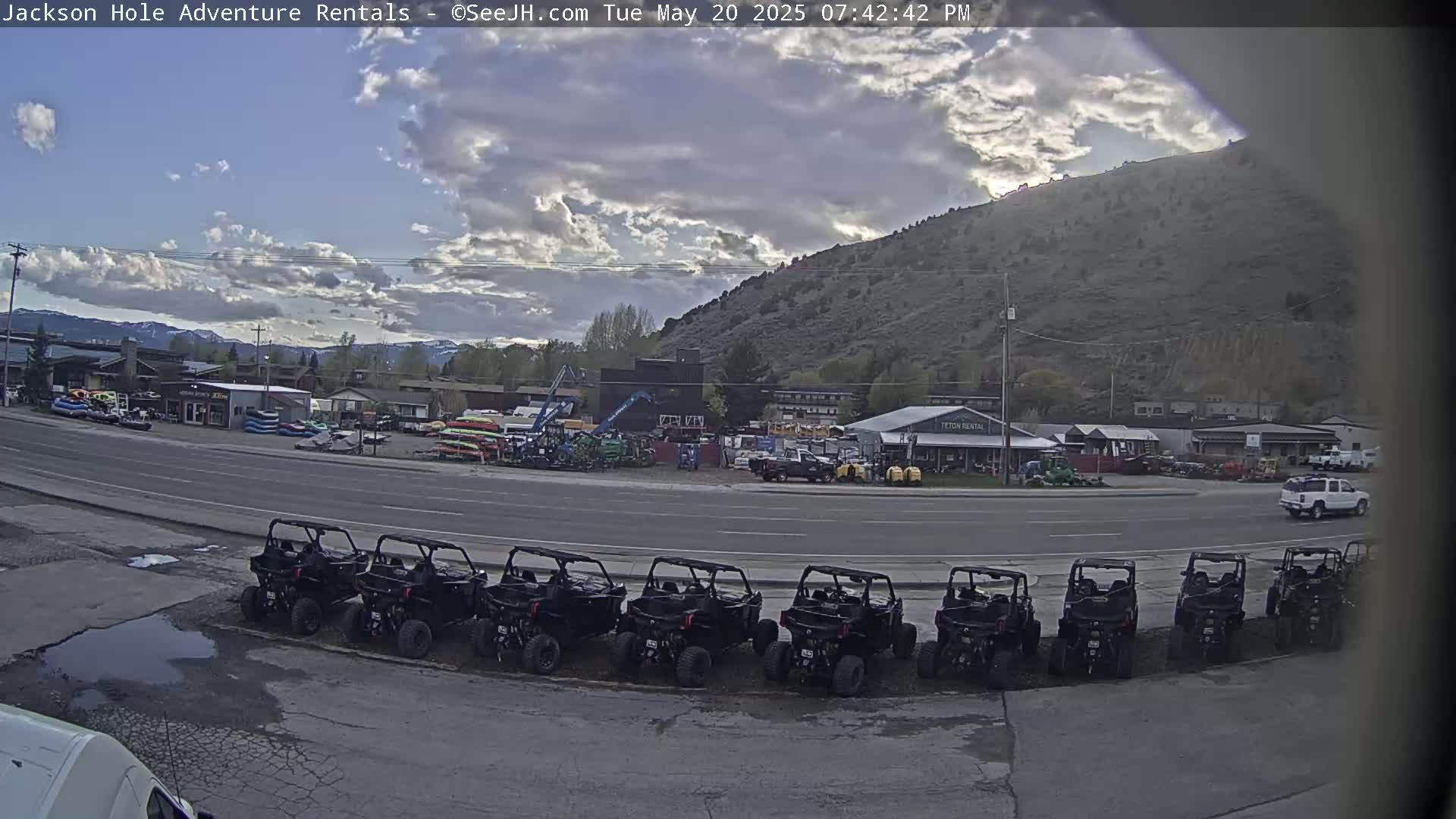 Jackson Hole, Jackson South City Entrance U.S. Highway 191 Live Cam - Jackson, Teton, Wyoming, USA