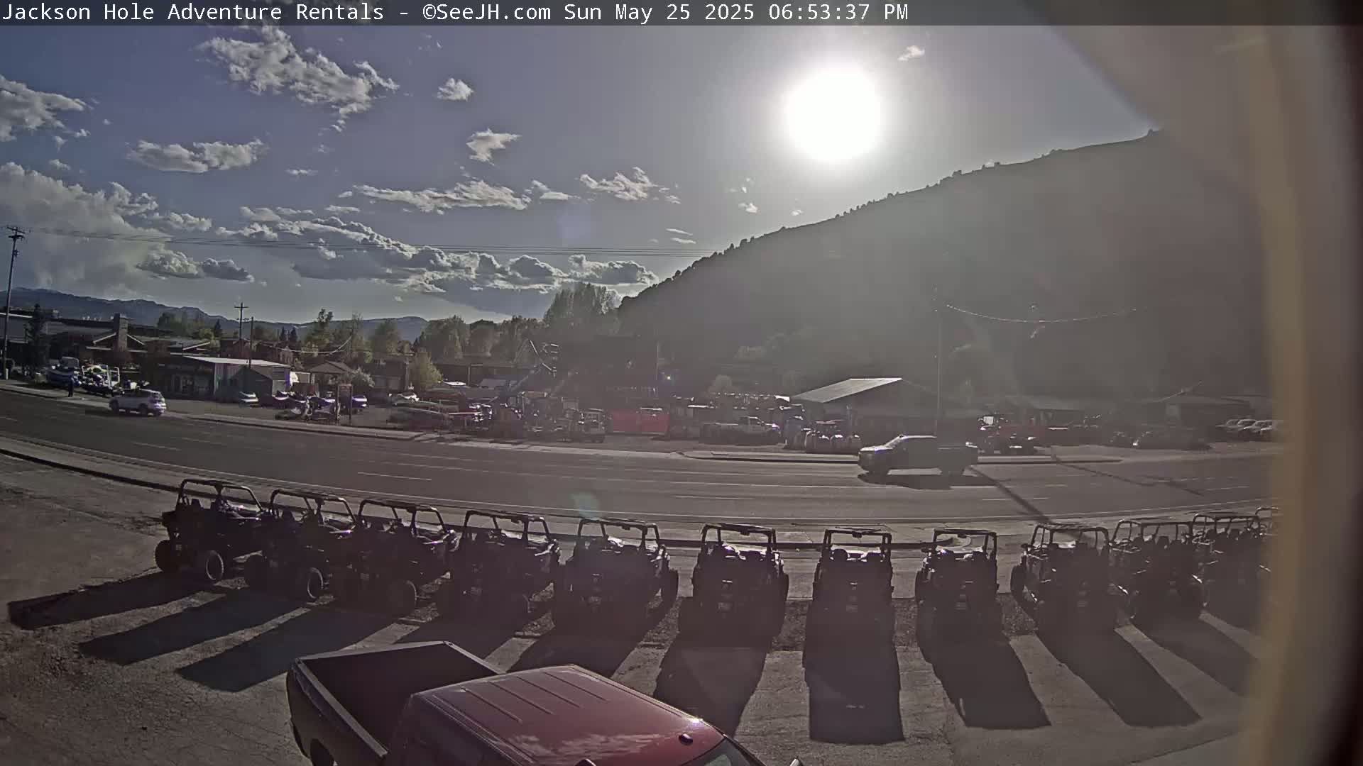 Jackson Hole, Jackson South City Entrance U.S. Highway 191 Live Cam - Jackson, Teton, Wyoming, USA