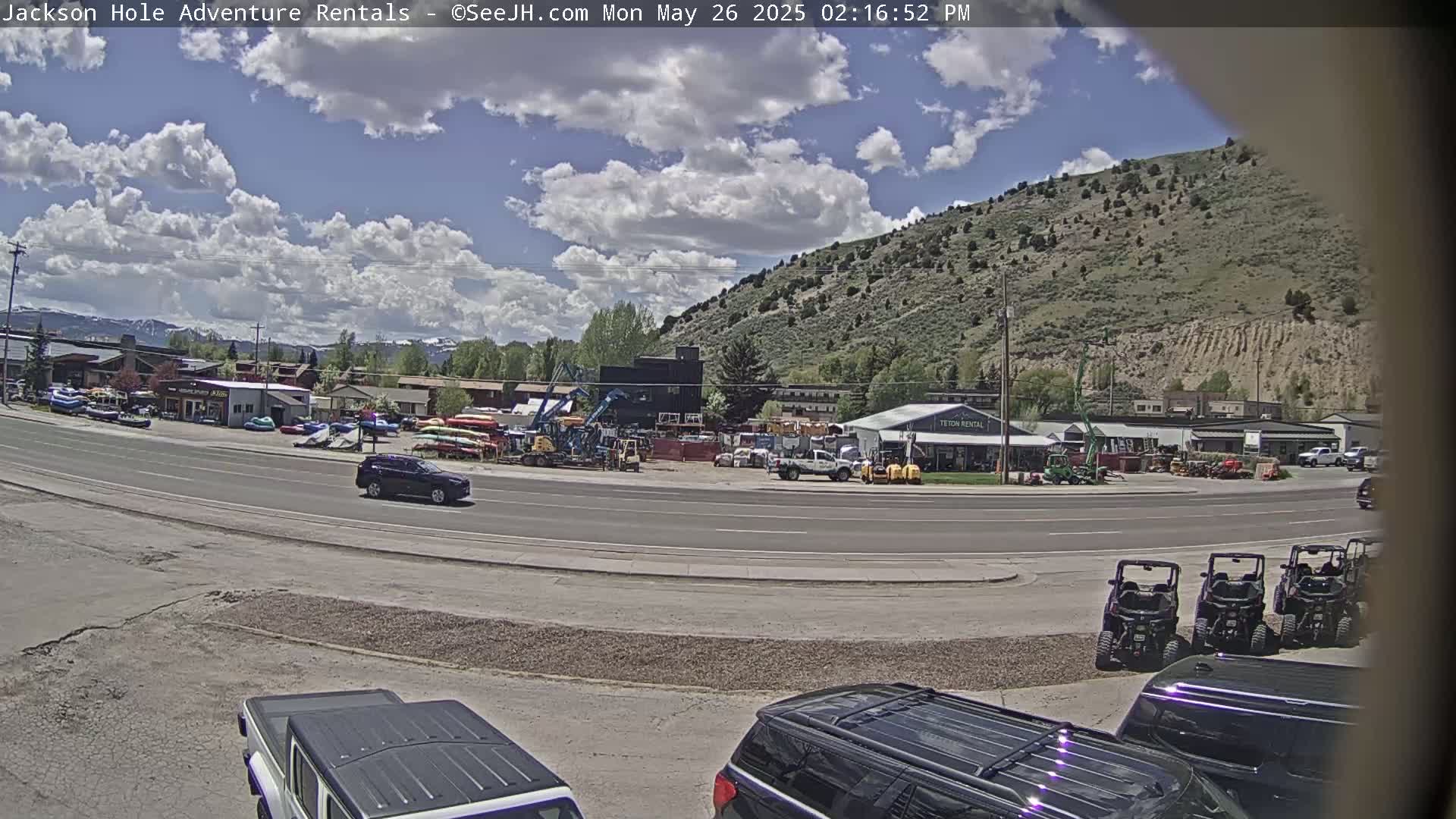 Jackson Hole, Jackson South City Entrance U.S. Highway 191 Live Cam - Jackson, Teton, Wyoming, USA