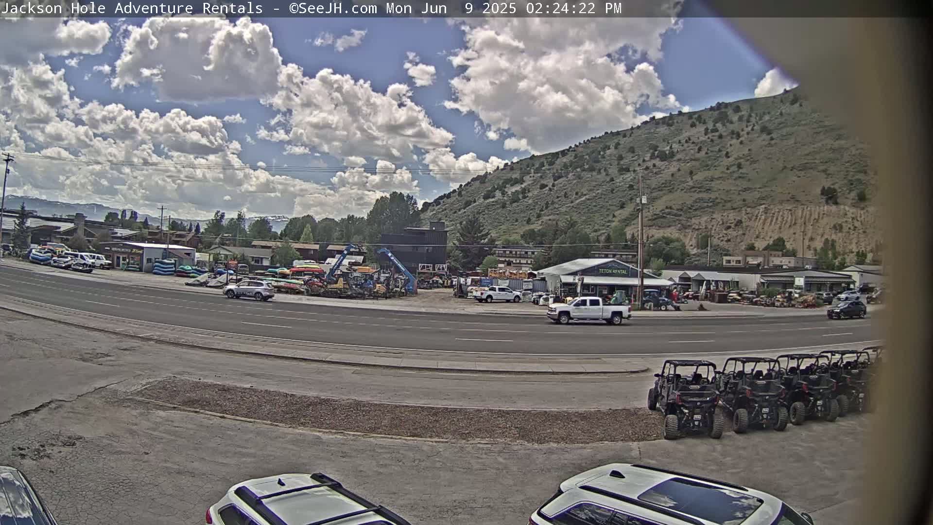 Jackson Hole, Jackson South City Entrance U.S. Highway 191 Live Cam - Jackson, Teton, Wyoming, USA