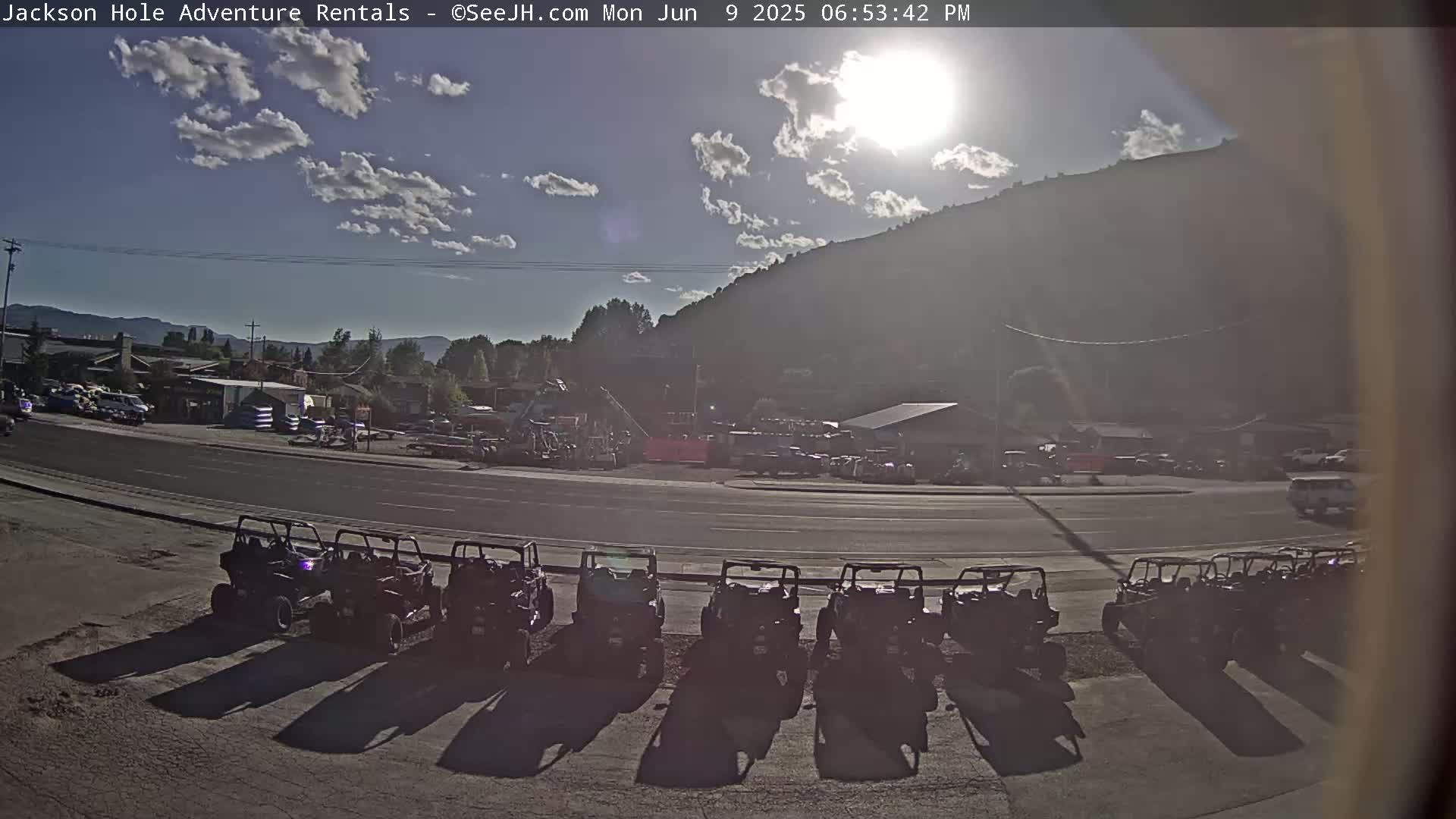 Jackson Hole, Jackson South City Entrance U.S. Highway 191 Live Cam - Jackson, Teton, Wyoming, USA