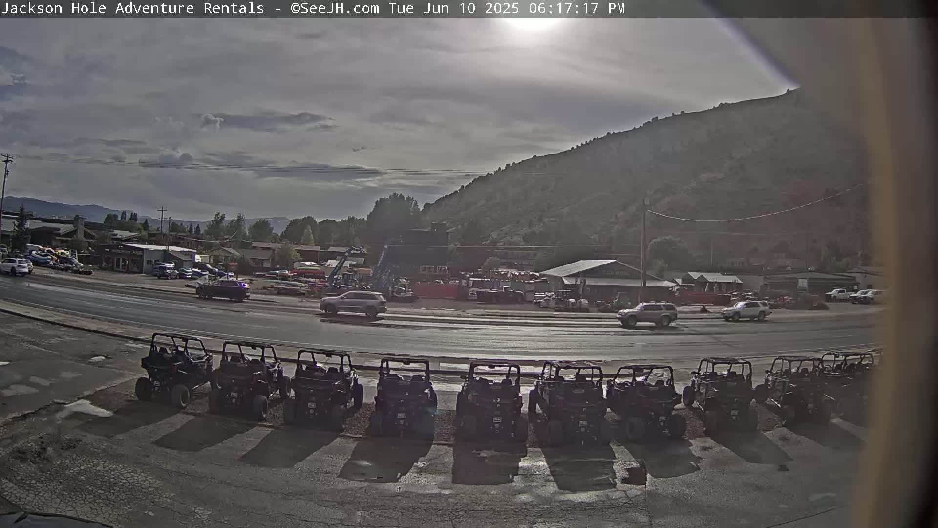 Jackson Hole, Jackson South City Entrance U.S. Highway 191 Live Cam - Jackson, Teton, Wyoming, USA