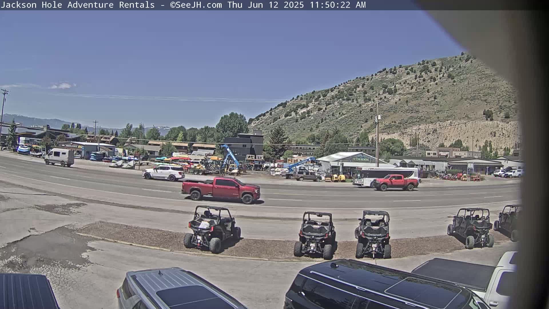 Jackson Hole, Jackson South City Entrance U.S. Highway 191 Live Cam - Jackson, Teton, Wyoming, USA