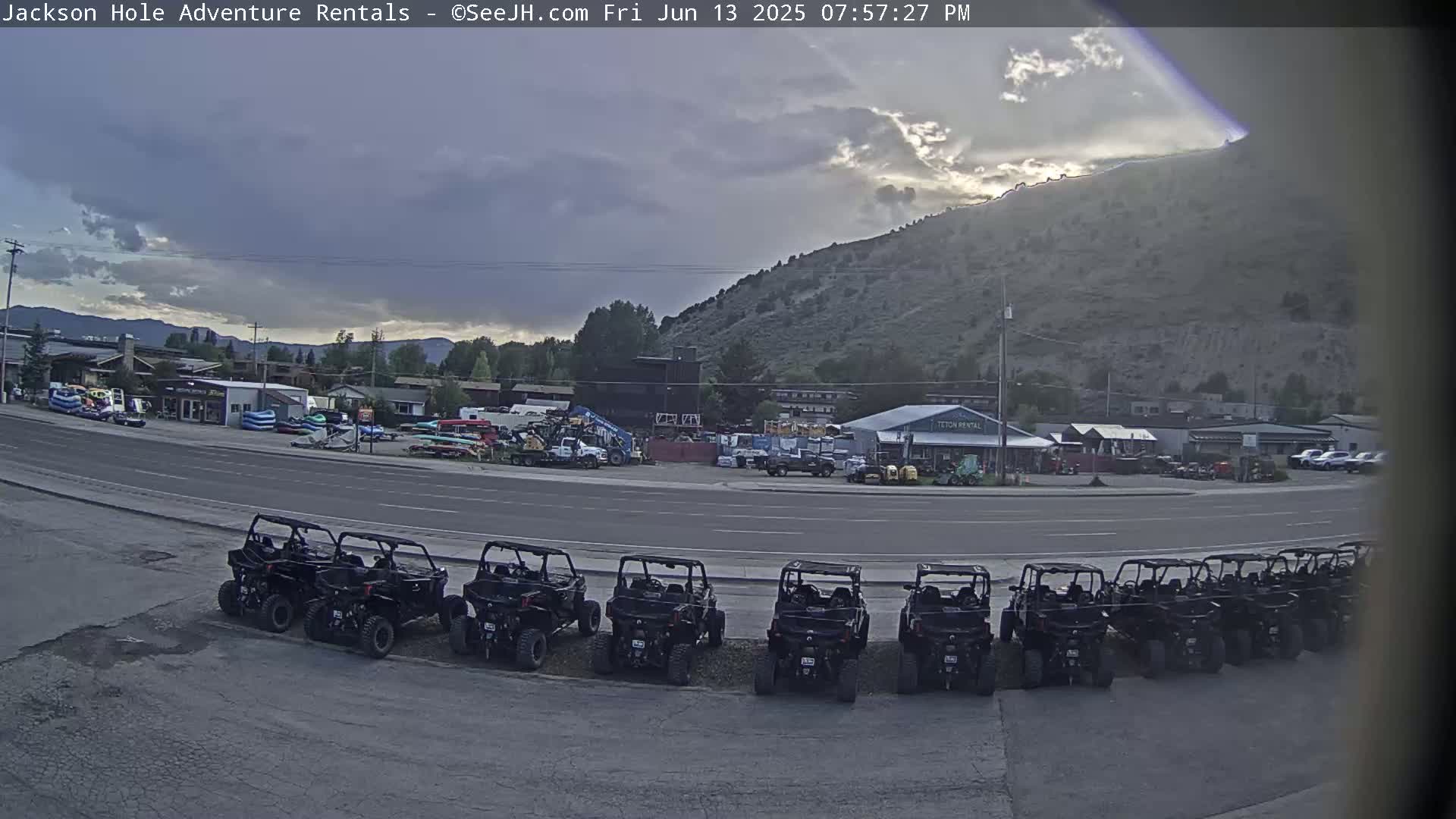 Jackson Hole, Jackson South City Entrance U.S. Highway 191 Live Cam - Jackson, Teton, Wyoming, USA