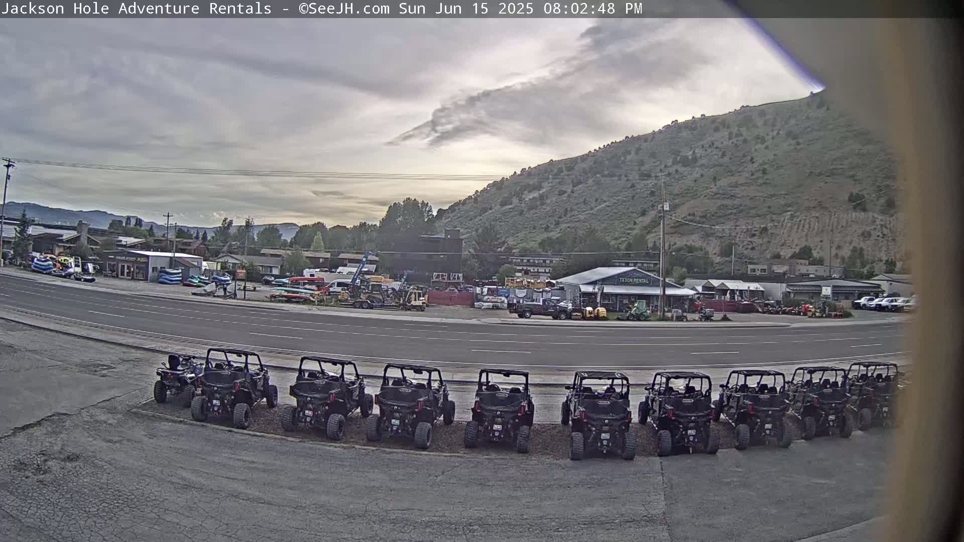 Jackson Hole, Jackson South City Entrance U.S. Highway 191 Live Cam - Jackson, Teton, Wyoming, USA