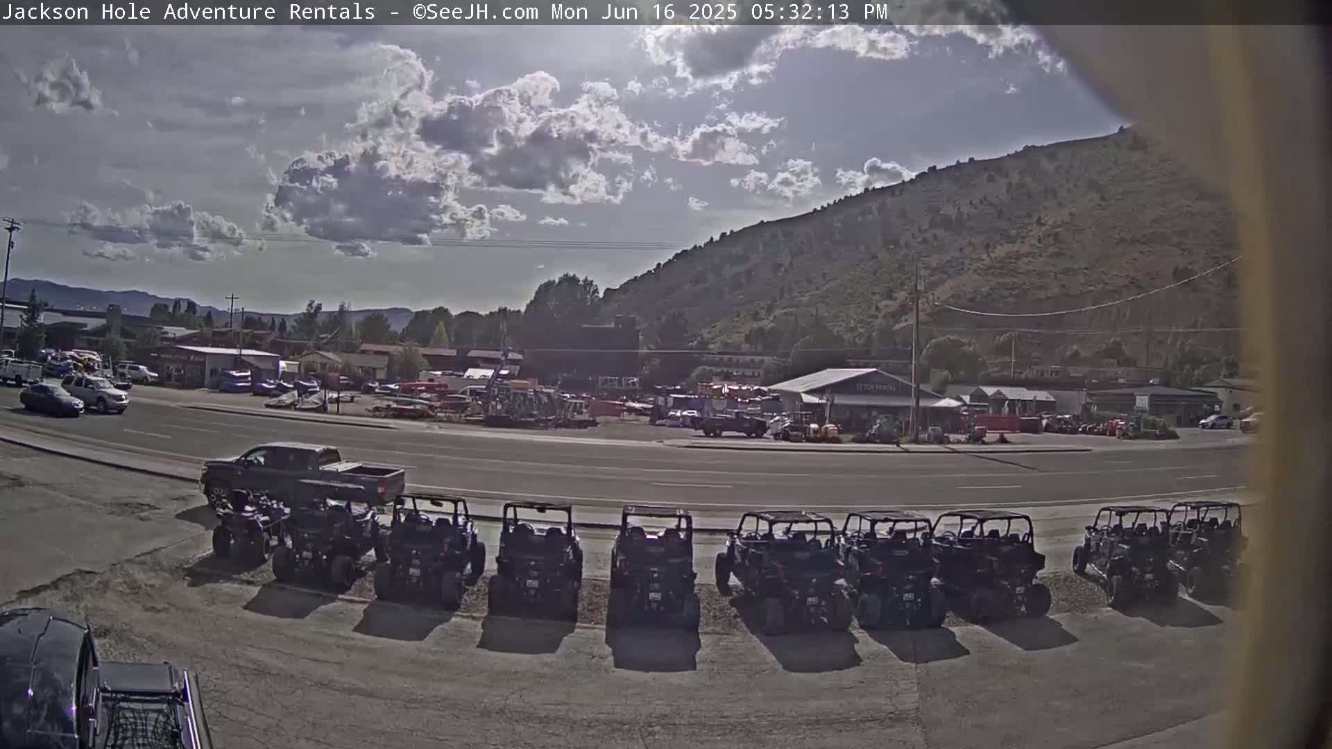 Jackson Hole, Jackson South City Entrance U.S. Highway 191 Live Cam - Jackson, Teton, Wyoming, USA