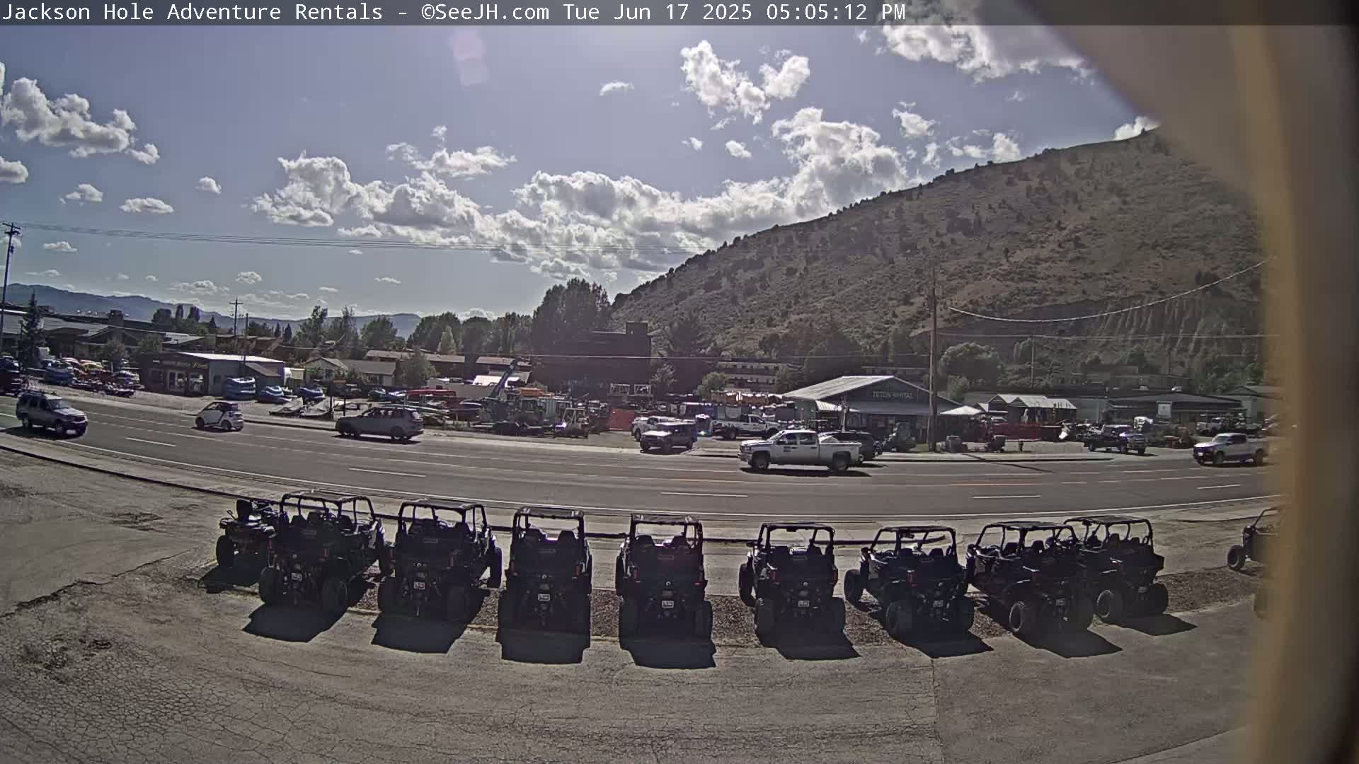 Jackson Hole, Jackson South City Entrance U.S. Highway 191 Live Cam - Jackson, Teton, Wyoming, USA