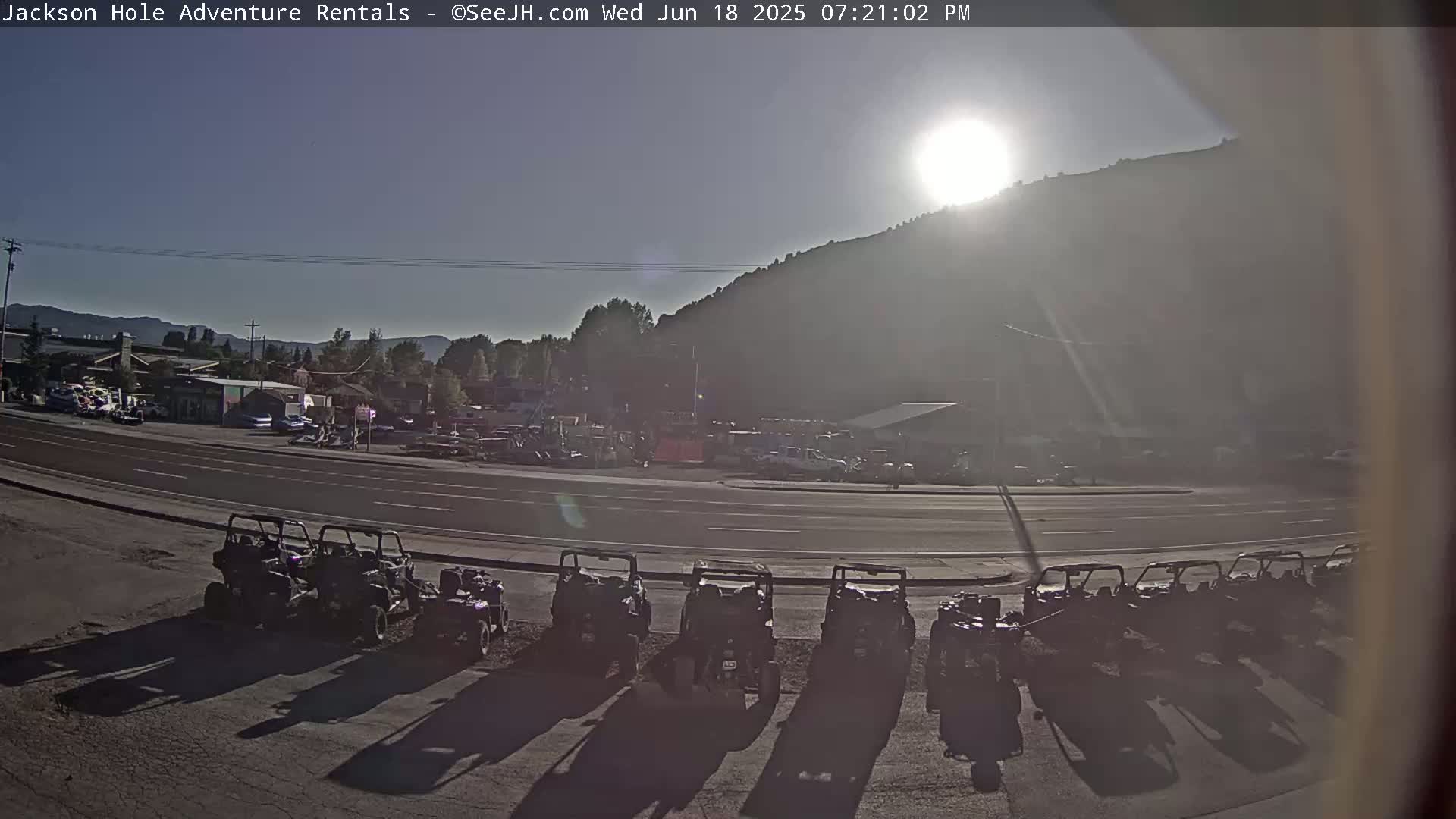 Jackson Hole, Jackson South City Entrance U.S. Highway 191 Live Cam - Jackson, Teton, Wyoming, USA