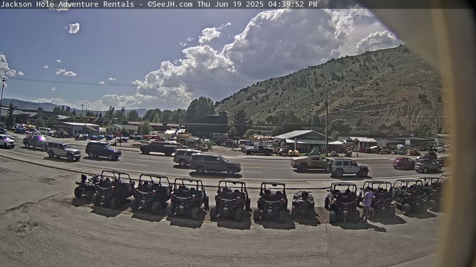Jackson Hole, Jackson South City Entrance U.S. Highway 191 Live Cam - Jackson, Teton, Wyoming, USA