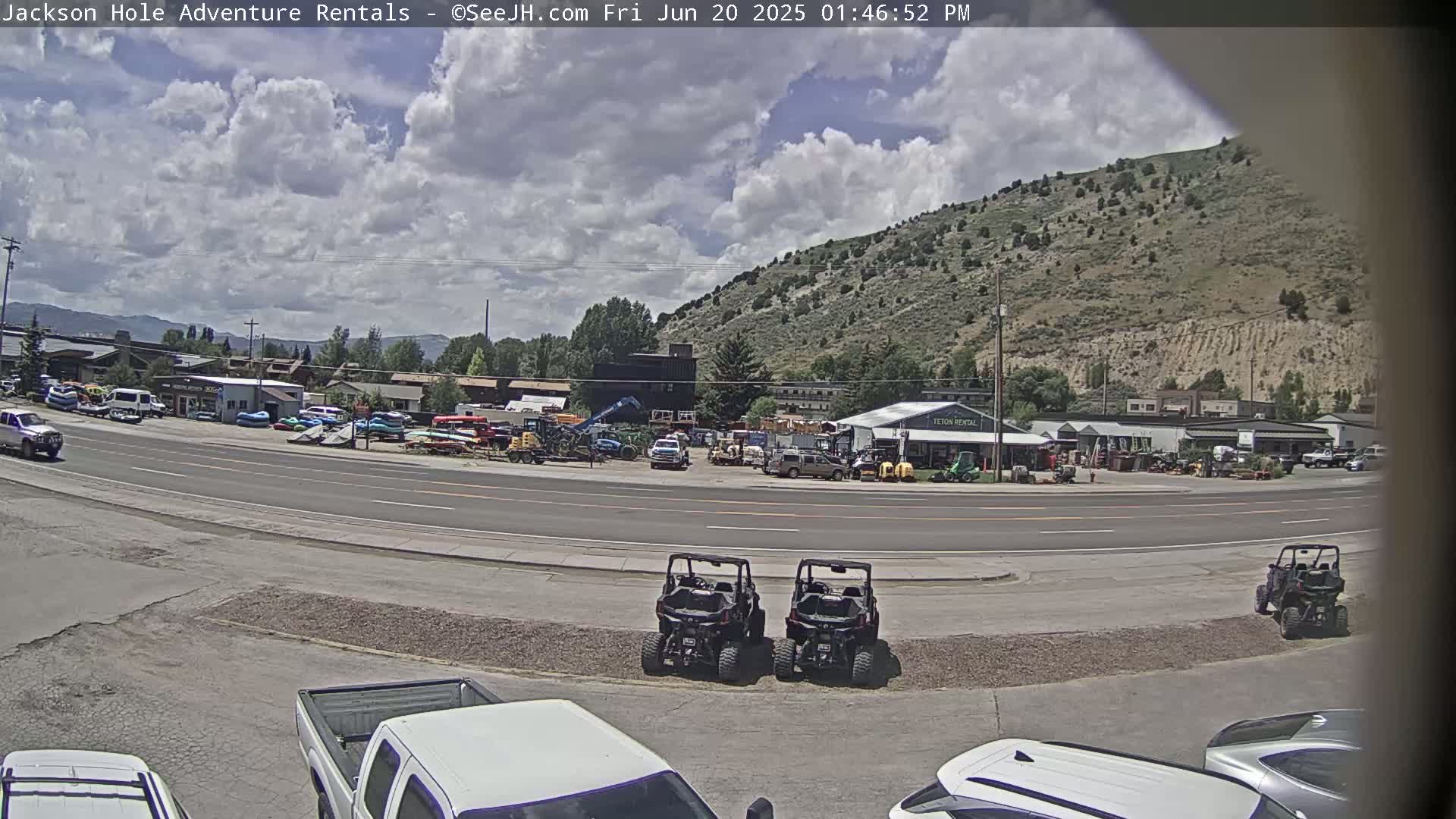 Jackson Hole, Jackson South City Entrance U.S. Highway 191 Live Cam - Jackson, Teton, Wyoming, USA