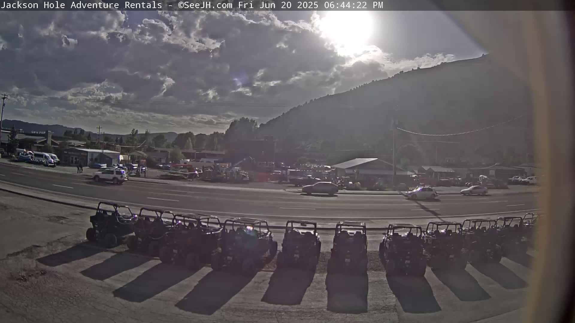 Jackson Hole, Jackson South City Entrance U.S. Highway 191 Live Cam - Jackson, Teton, Wyoming, USA