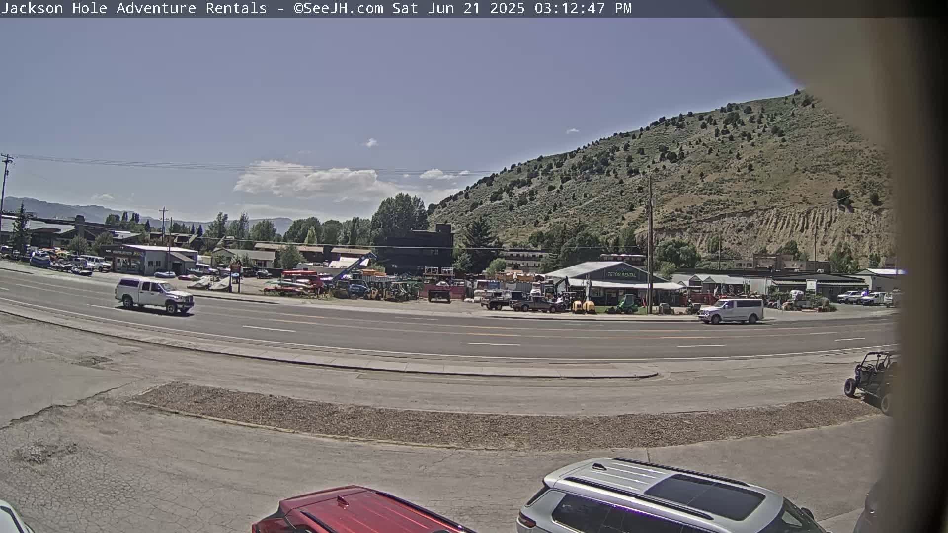 Jackson Hole, Jackson South City Entrance U.S. Highway 191 Live Cam - Jackson, Teton, Wyoming, USA