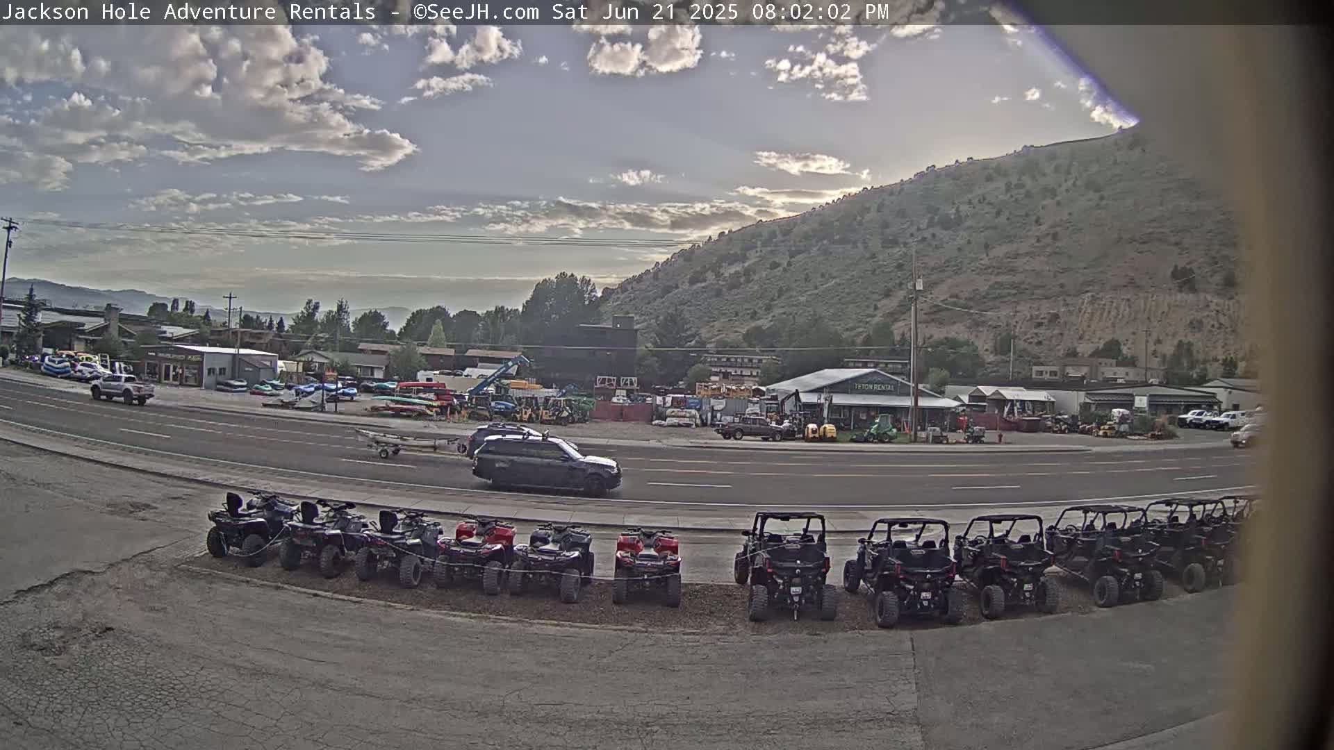 Jackson Hole, Jackson South City Entrance U.S. Highway 191 Live Cam - Jackson, Teton, Wyoming, USA