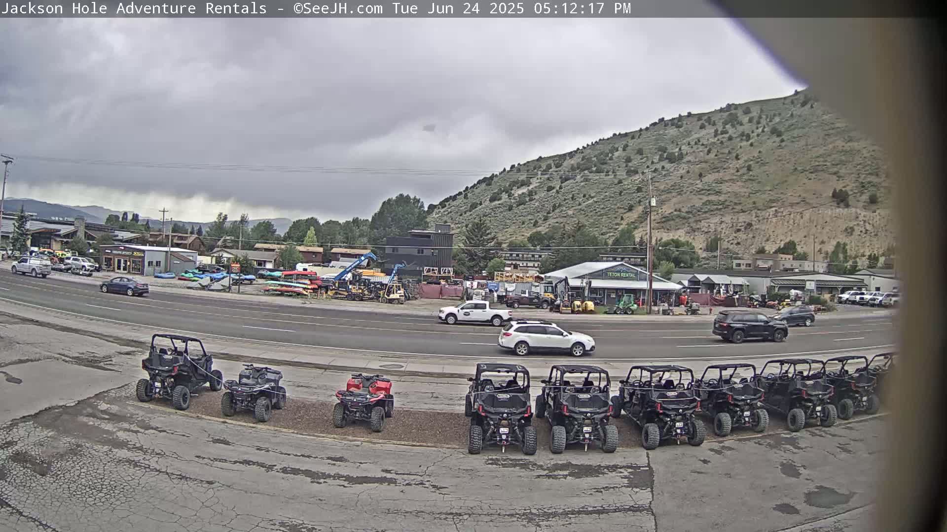 Jackson Hole, Jackson South City Entrance U.S. Highway 191 Live Cam - Jackson, Teton, Wyoming, USA