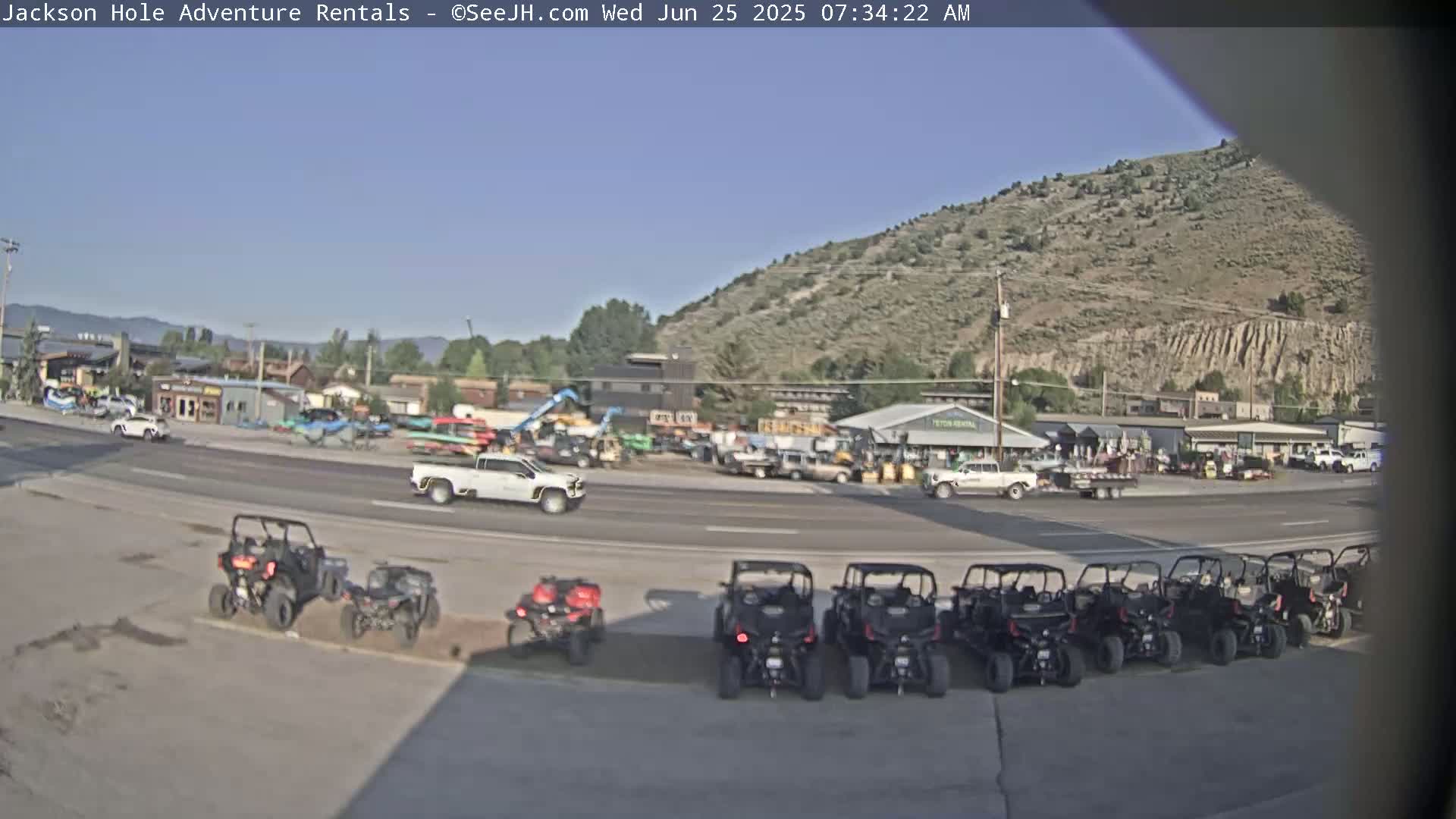 Jackson Hole, Jackson South City Entrance U.S. Highway 191 Live Cam - Jackson, Teton, Wyoming, USA