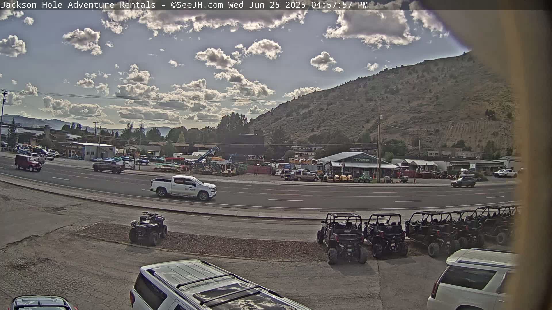 Jackson Hole, Jackson South City Entrance U.S. Highway 191 Live Cam - Jackson, Teton, Wyoming, USA
