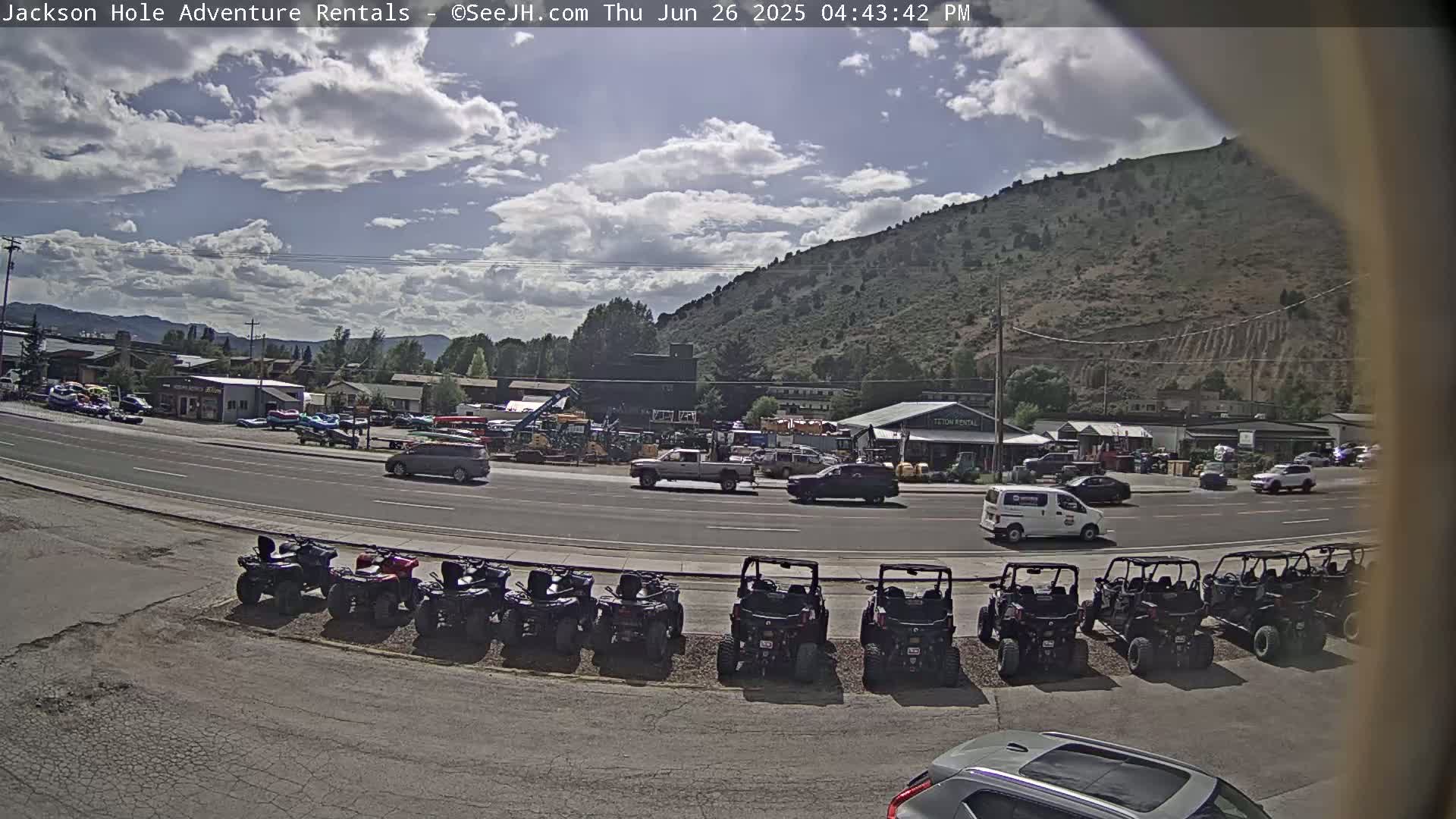 Jackson Hole, Jackson South City Entrance U.S. Highway 191 Live Cam - Jackson, Teton, Wyoming, USA
