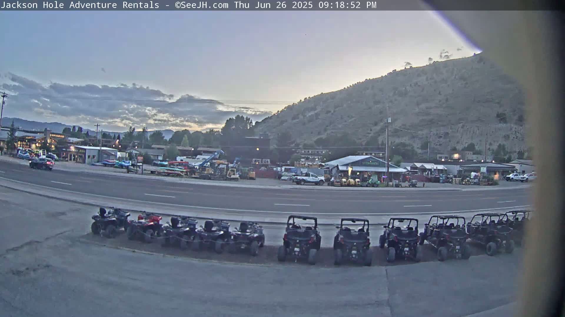 Jackson Hole, Jackson South City Entrance U.S. Highway 191 Live Cam - Jackson, Teton, Wyoming, USA