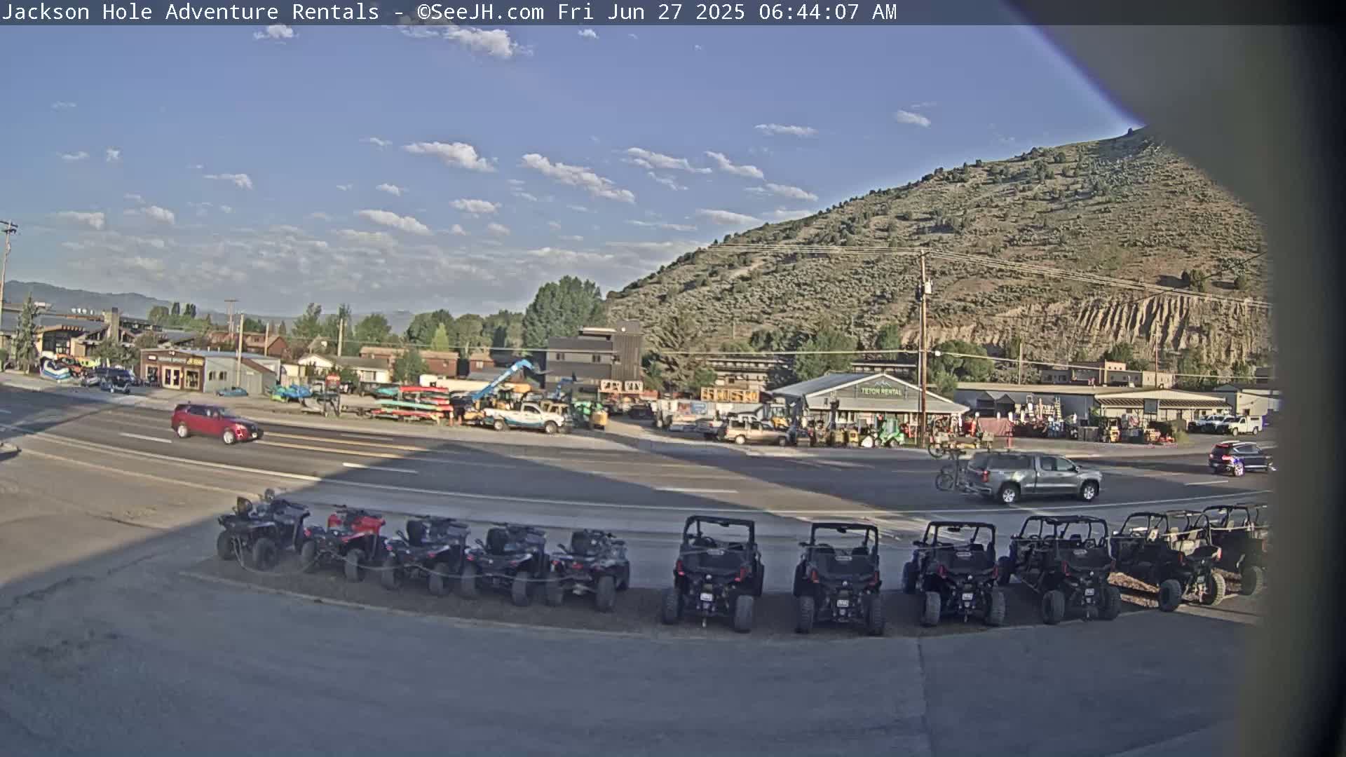 Jackson Hole, Jackson South City Entrance U.S. Highway 191 Live Cam - Jackson, Teton, Wyoming, USA