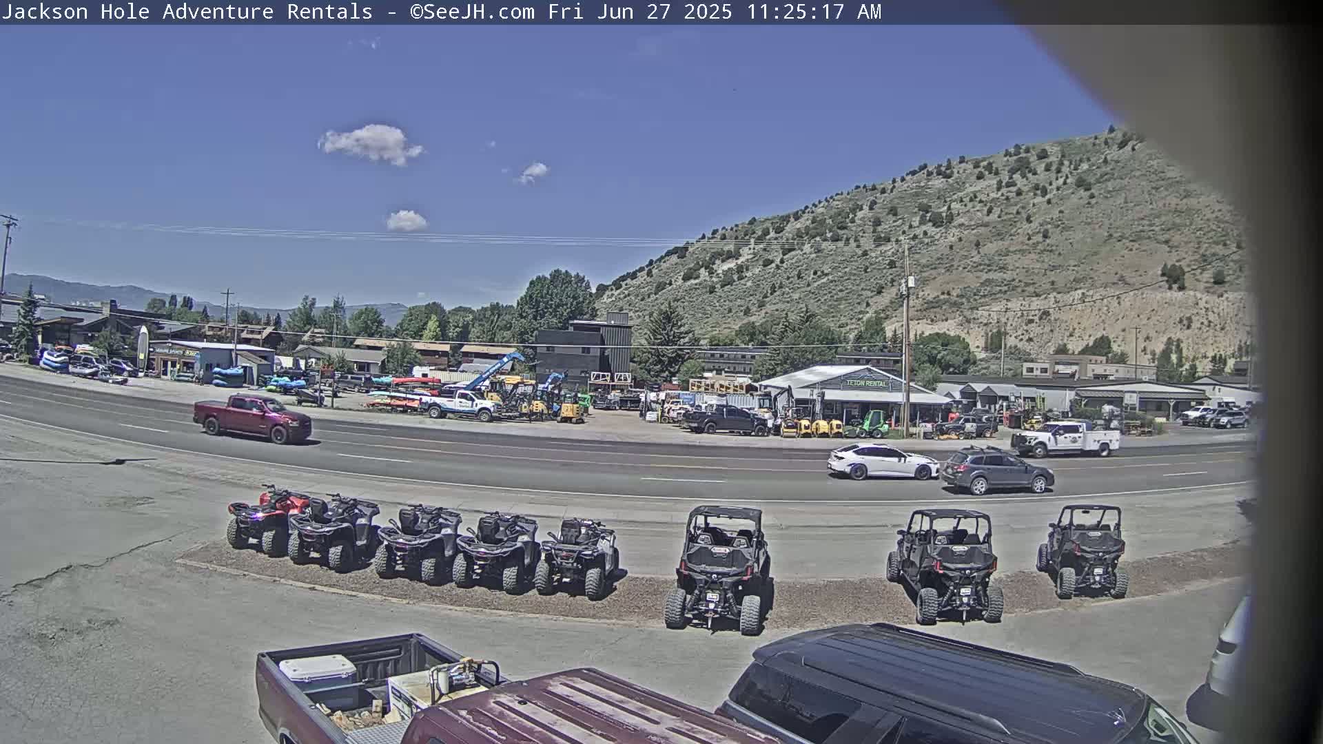 Jackson Hole, Jackson South City Entrance U.S. Highway 191 Live Cam - Jackson, Teton, Wyoming, USA