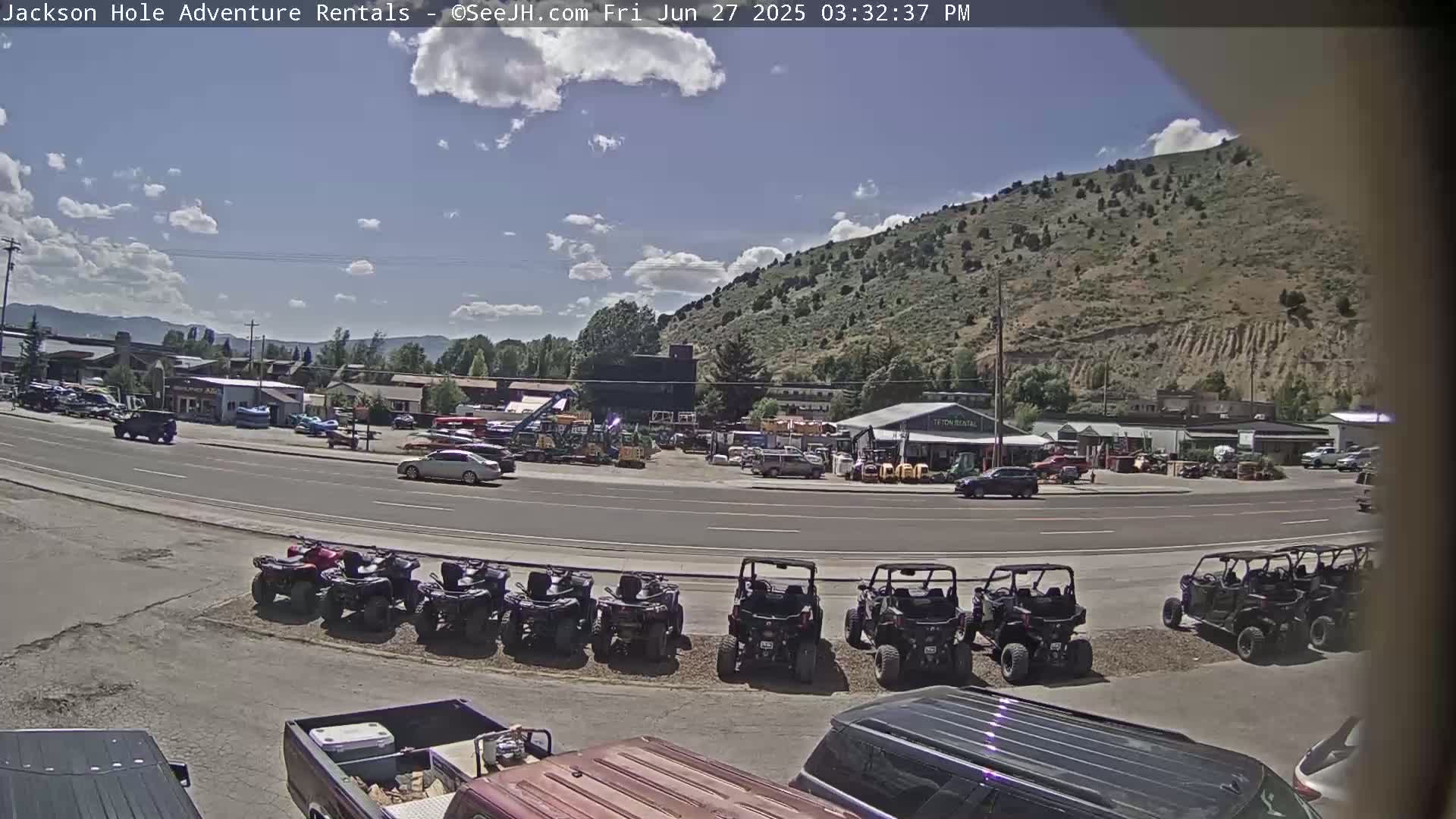 Jackson Hole, Jackson South City Entrance U.S. Highway 191 Live Cam - Jackson, Teton, Wyoming, USA