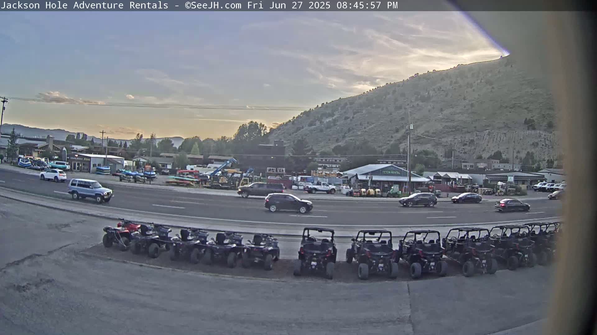 Jackson Hole, Jackson South City Entrance U.S. Highway 191 Live Cam - Jackson, Teton, Wyoming, USA