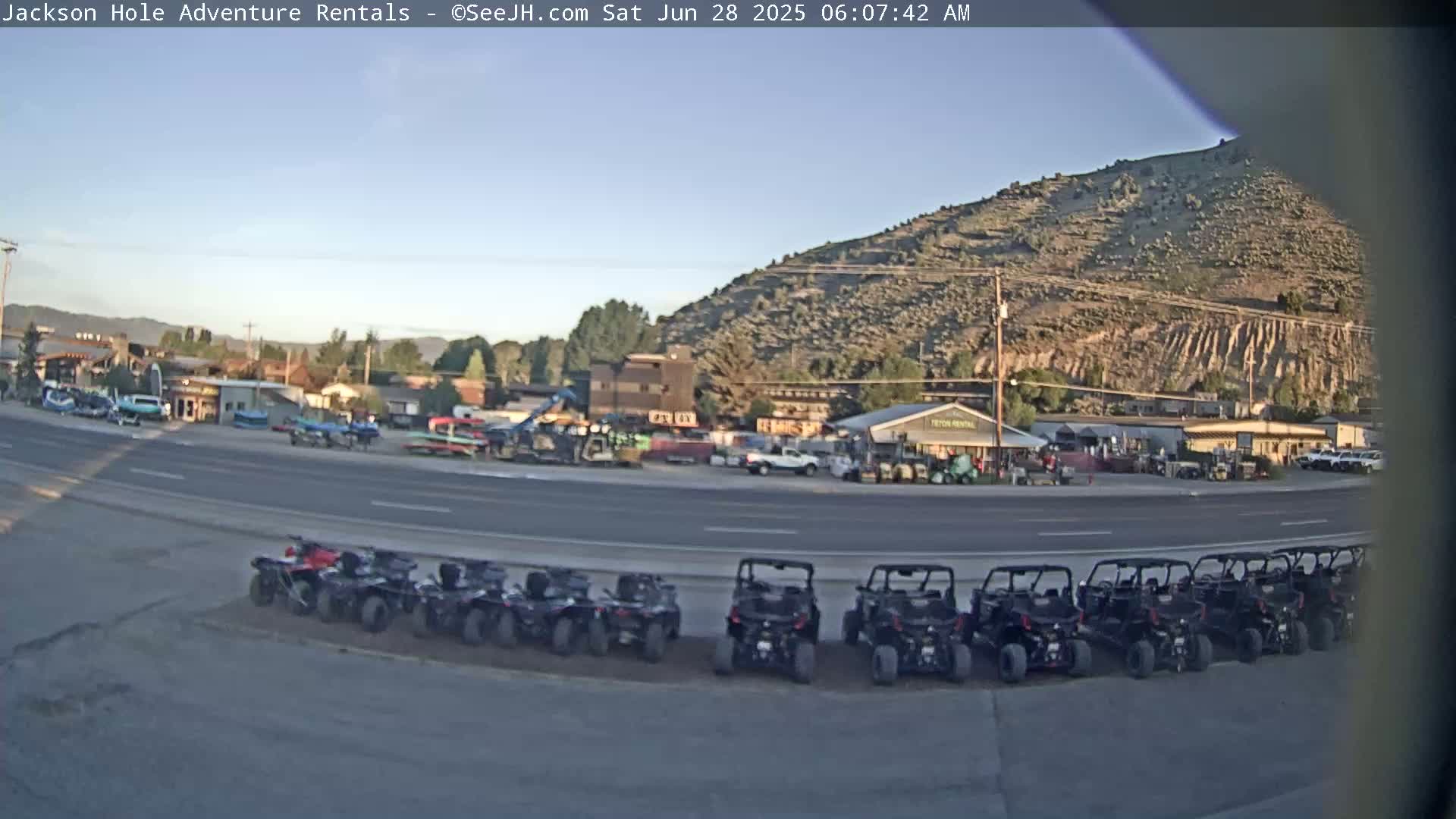 Jackson Hole, Jackson South City Entrance U.S. Highway 191 Live Cam - Jackson, Teton, Wyoming, USA