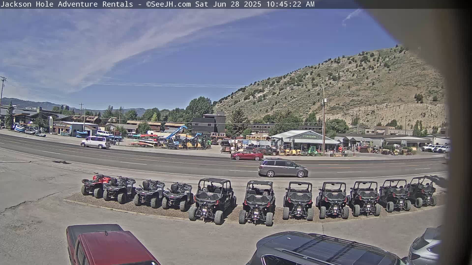 Jackson Hole, Jackson South City Entrance U.S. Highway 191 Live Cam - Jackson, Teton, Wyoming, USA