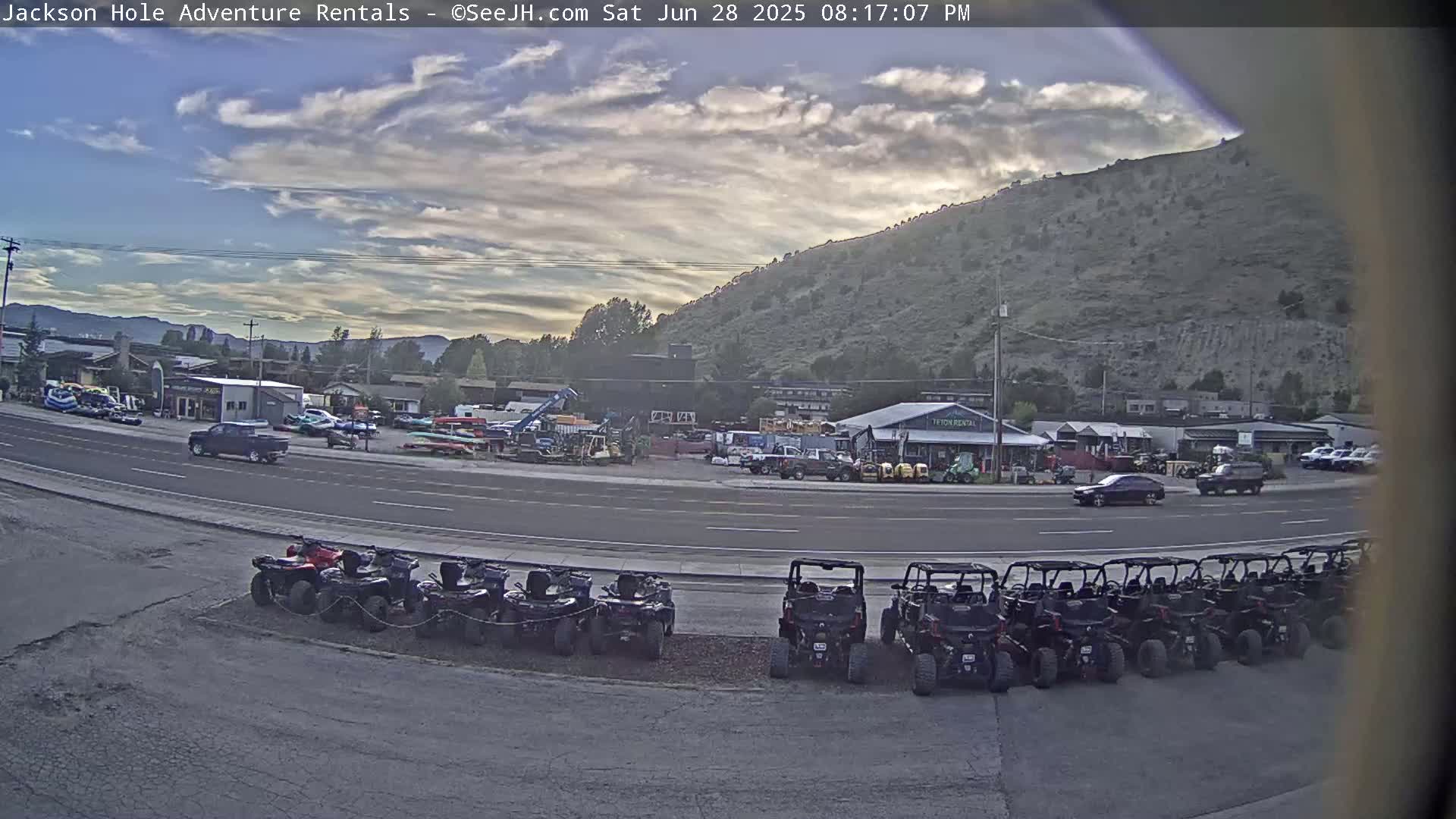 Jackson Hole, Jackson South City Entrance U.S. Highway 191 Live Cam - Jackson, Teton, Wyoming, USA