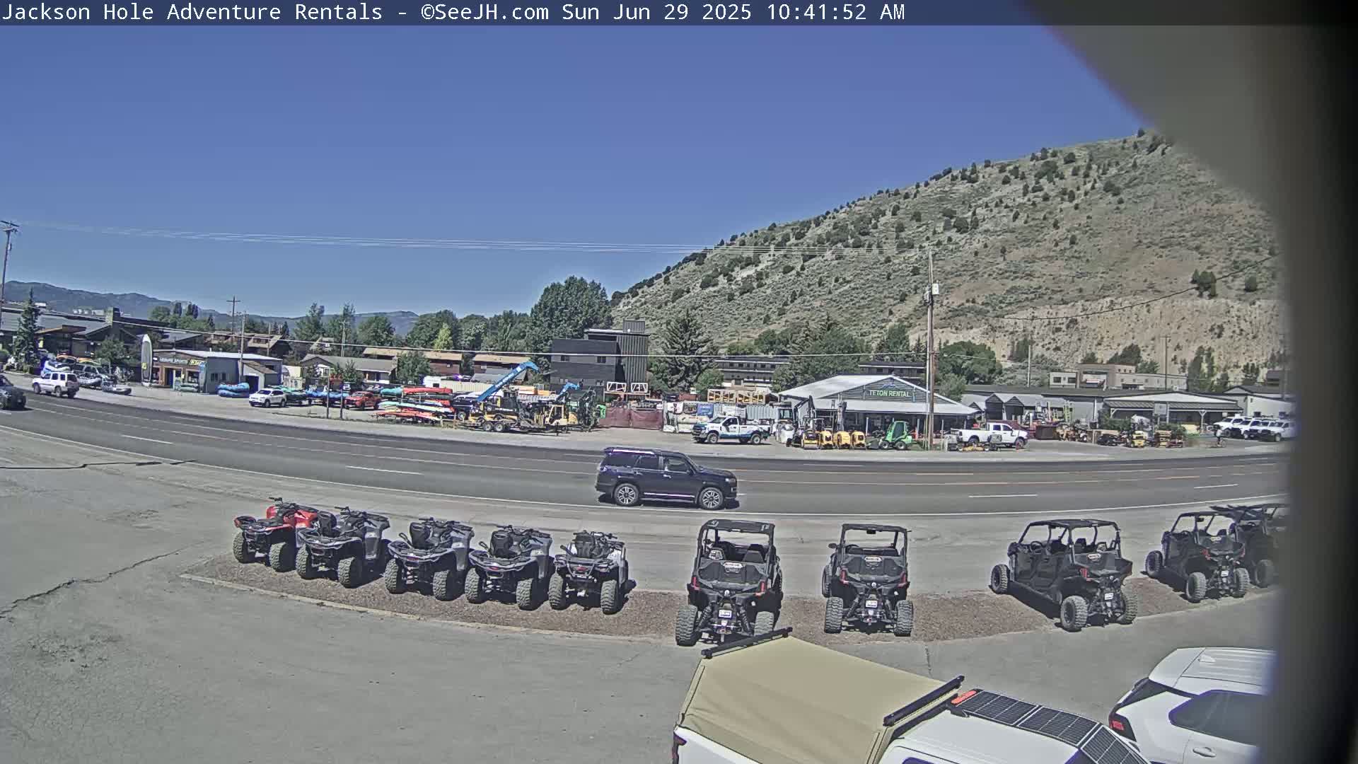 Jackson Hole, Jackson South City Entrance U.S. Highway 191 Live Cam - Jackson, Teton, Wyoming, USA