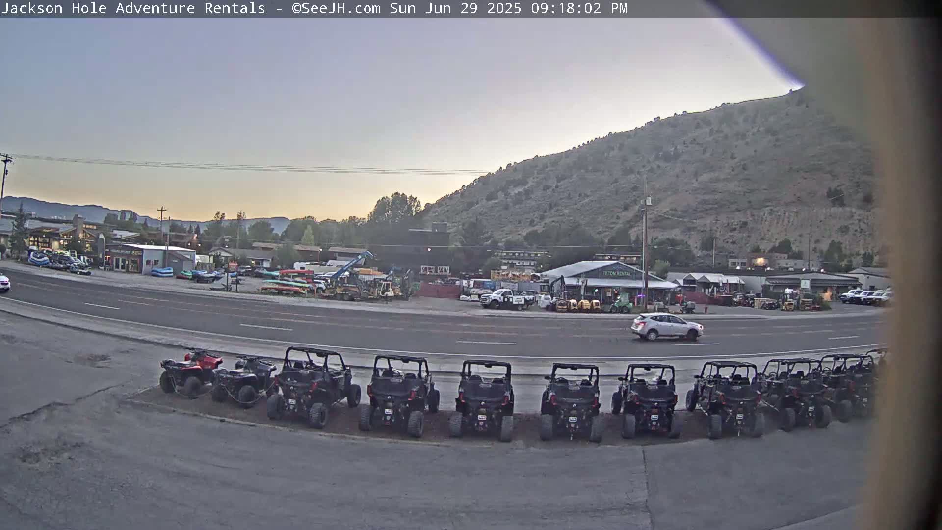 Jackson Hole, Jackson South City Entrance U.S. Highway 191 Live Cam - Jackson, Teton, Wyoming, USA