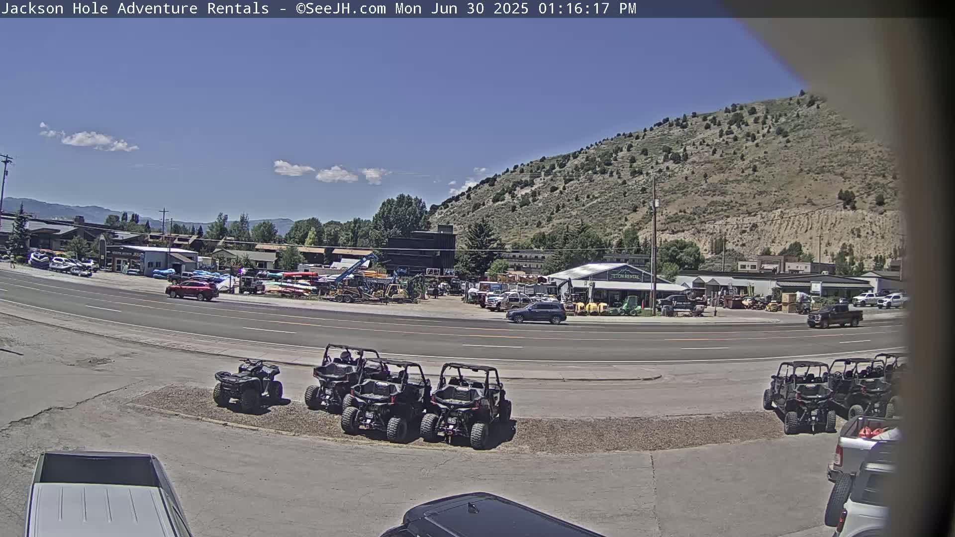 Jackson Hole, Jackson South City Entrance U.S. Highway 191 Live Cam - Jackson, Teton, Wyoming, USA