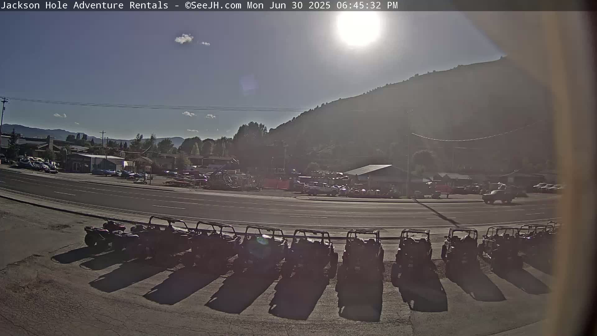 Jackson Hole, Jackson South City Entrance U.S. Highway 191 Live Cam - Jackson, Teton, Wyoming, USA