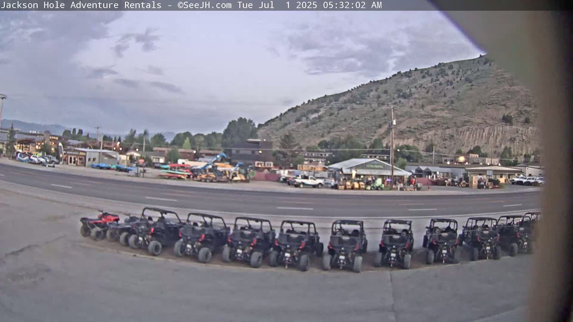 Jackson Hole, Jackson South City Entrance U.S. Highway 191 Live Cam - Jackson, Teton, Wyoming, USA
