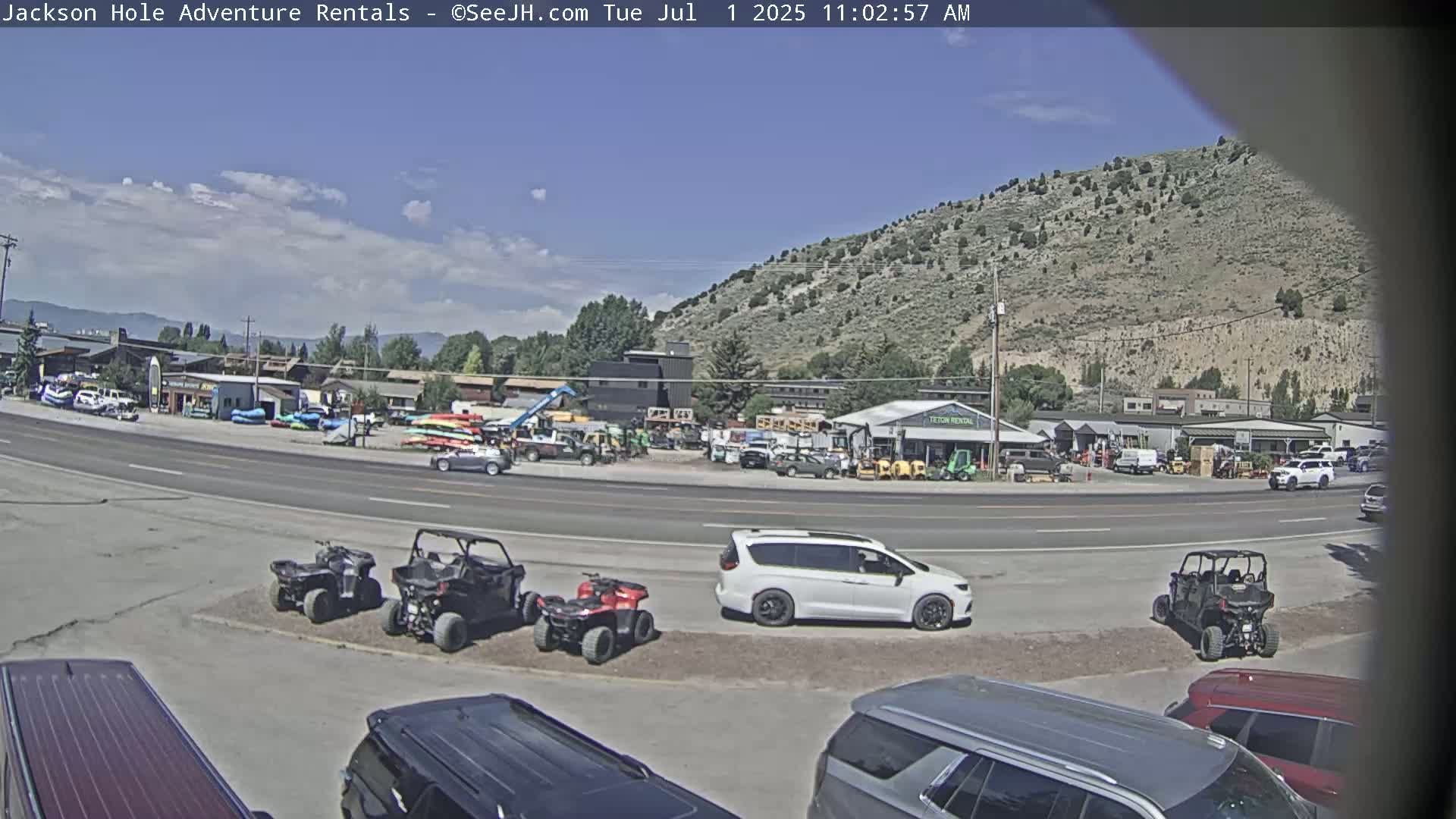 Jackson Hole, Jackson South City Entrance U.S. Highway 191 Live Cam - Jackson, Teton, Wyoming, USA