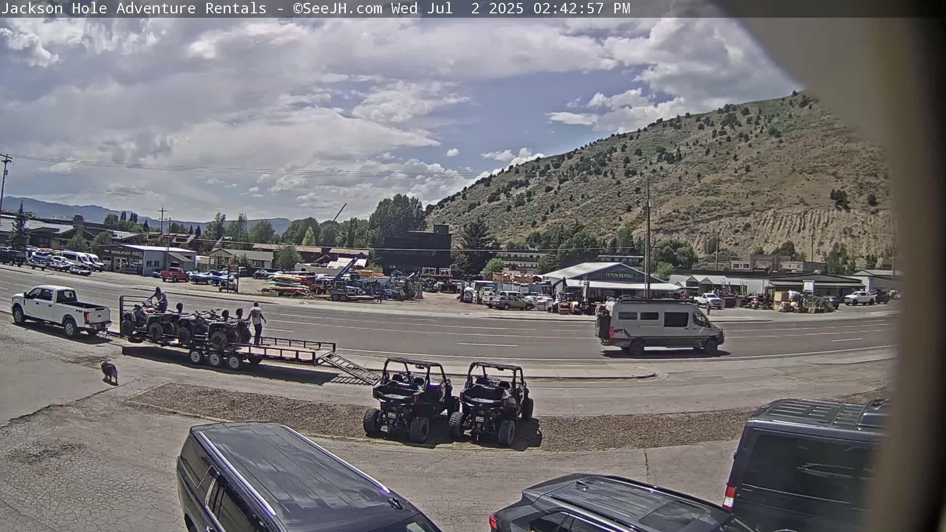 Jackson Hole, Jackson South City Entrance U.S. Highway 191 Live Cam - Jackson, Teton, Wyoming, USA