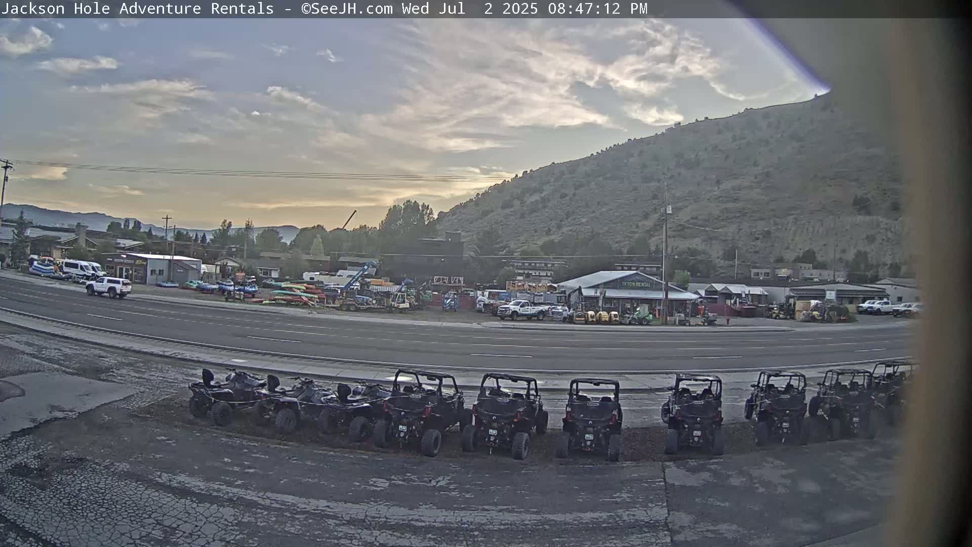 Jackson Hole, Jackson South City Entrance U.S. Highway 191 Live Cam - Jackson, Teton, Wyoming, USA