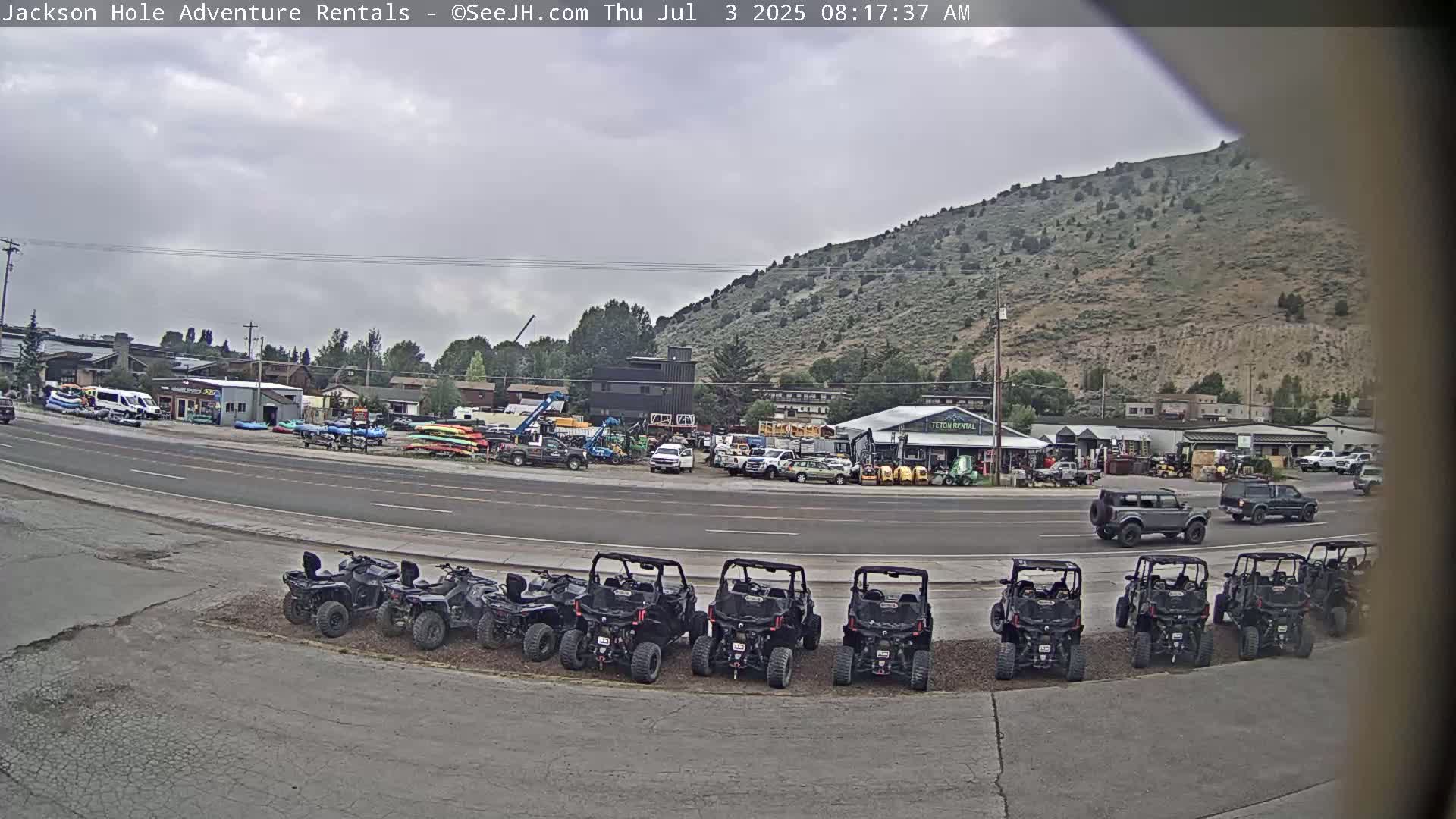 Jackson Hole, Jackson South City Entrance U.S. Highway 191 Live Cam - Jackson, Teton, Wyoming, USA