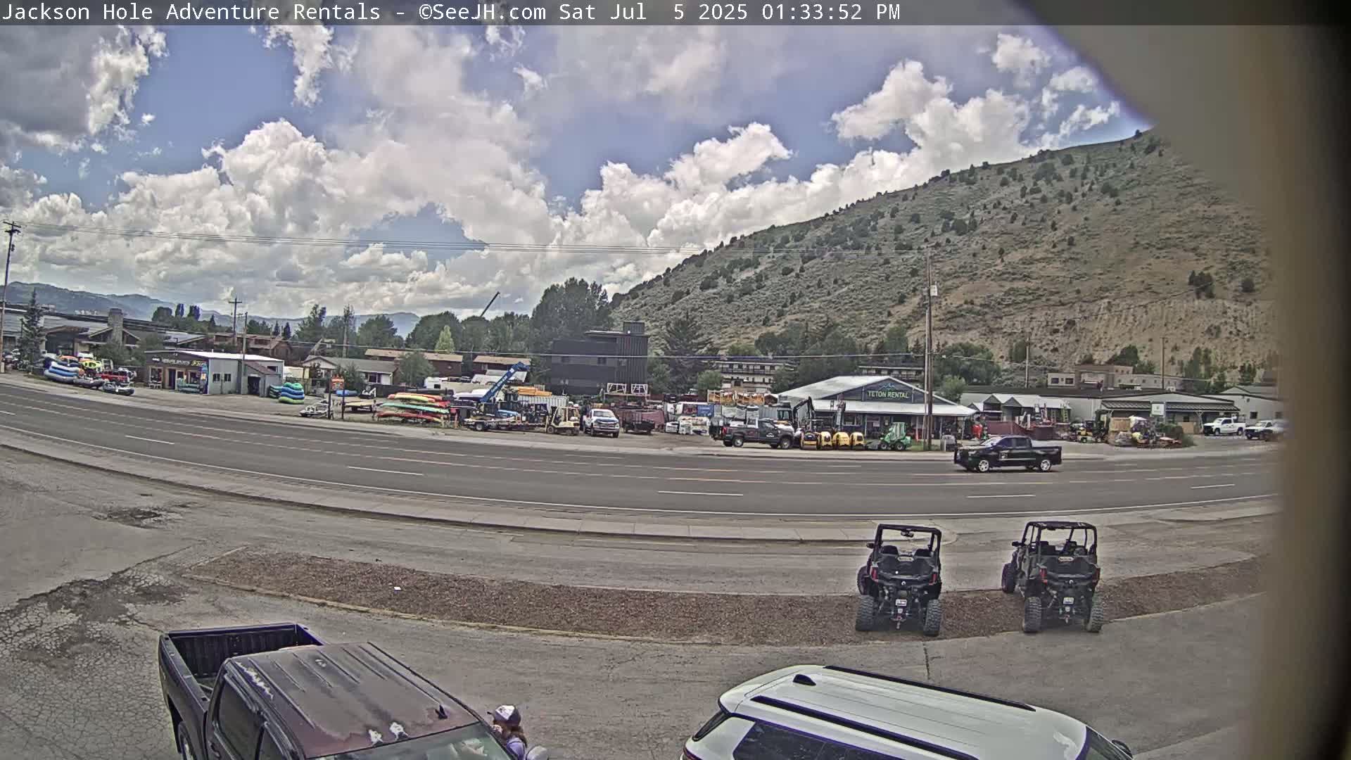 Jackson Hole, Jackson South City Entrance U.S. Highway 191 Live Cam - Jackson, Teton, Wyoming, USA