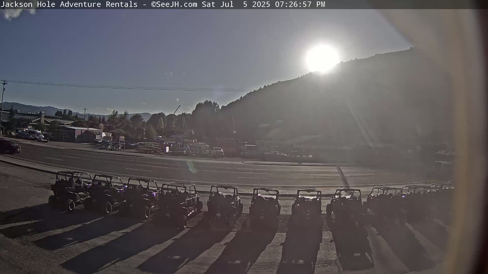 Jackson Hole, Jackson South City Entrance U.S. Highway 191 Live Cam - Jackson, Teton, Wyoming, USA