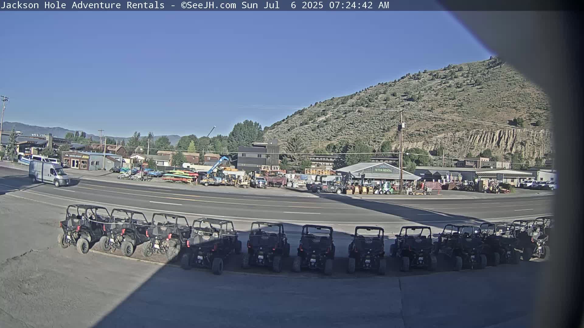 Jackson Hole, Jackson South City Entrance U.S. Highway 191 Live Cam - Jackson, Teton, Wyoming, USA