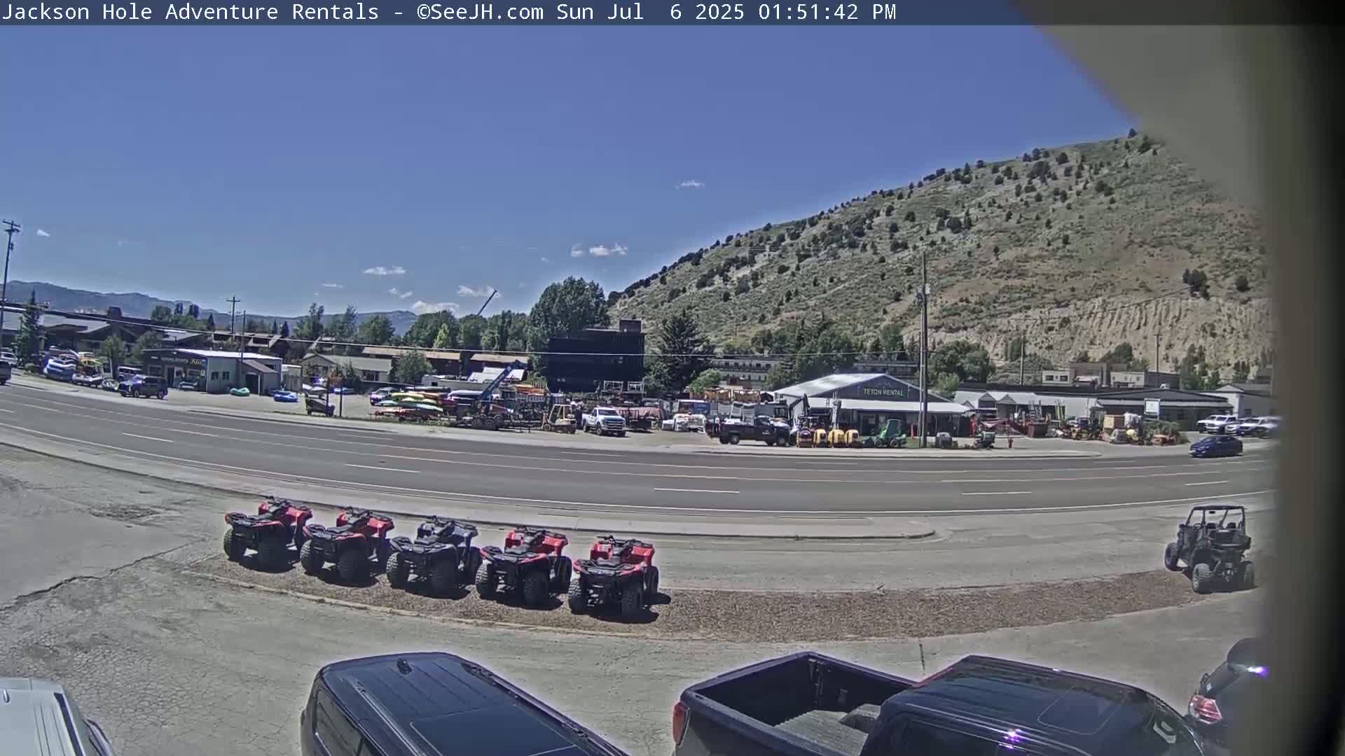 Jackson Hole, Jackson South City Entrance U.S. Highway 191 Live Cam - Jackson, Teton, Wyoming, USA